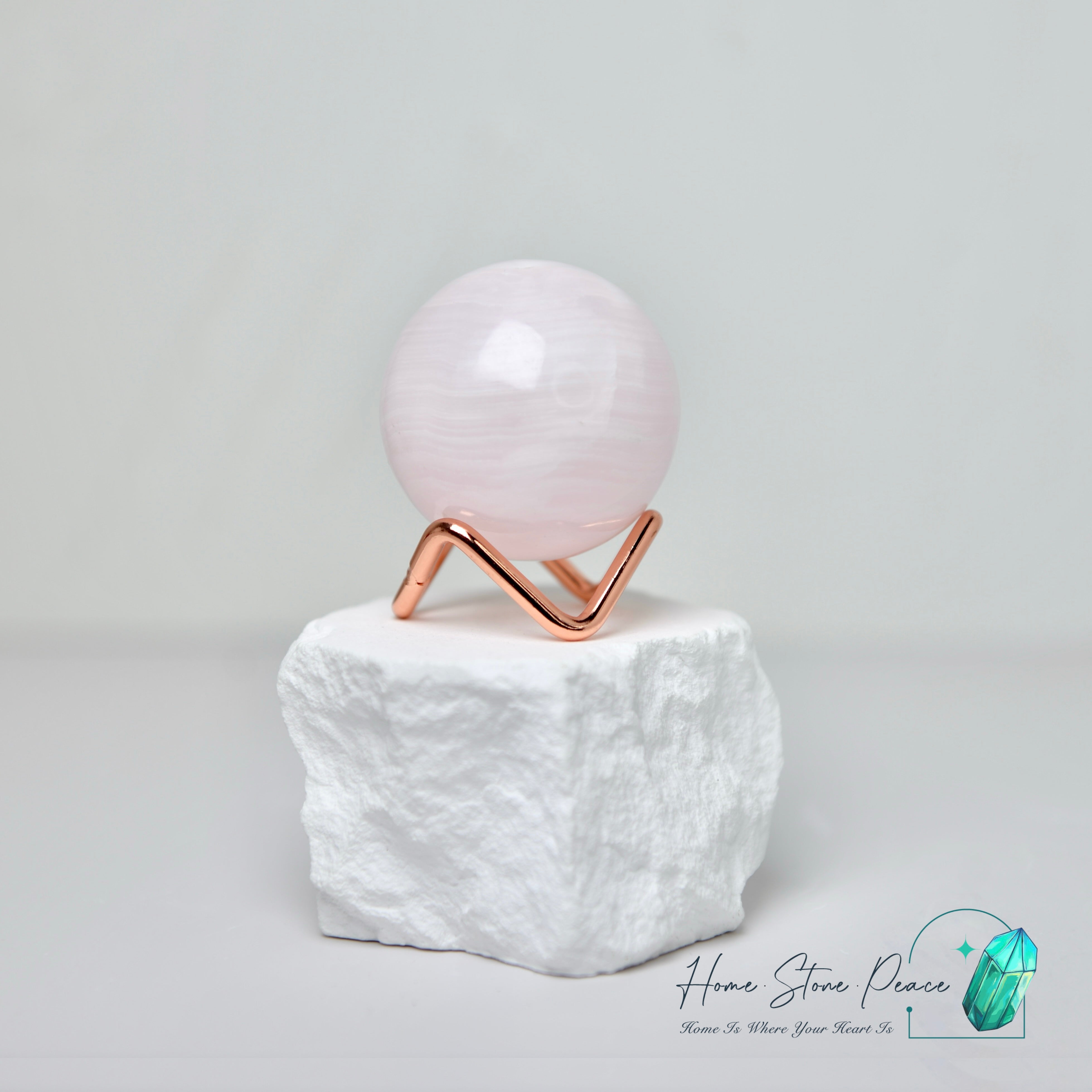 粉紅方解石球 Mangano Pink Calcite Sphere