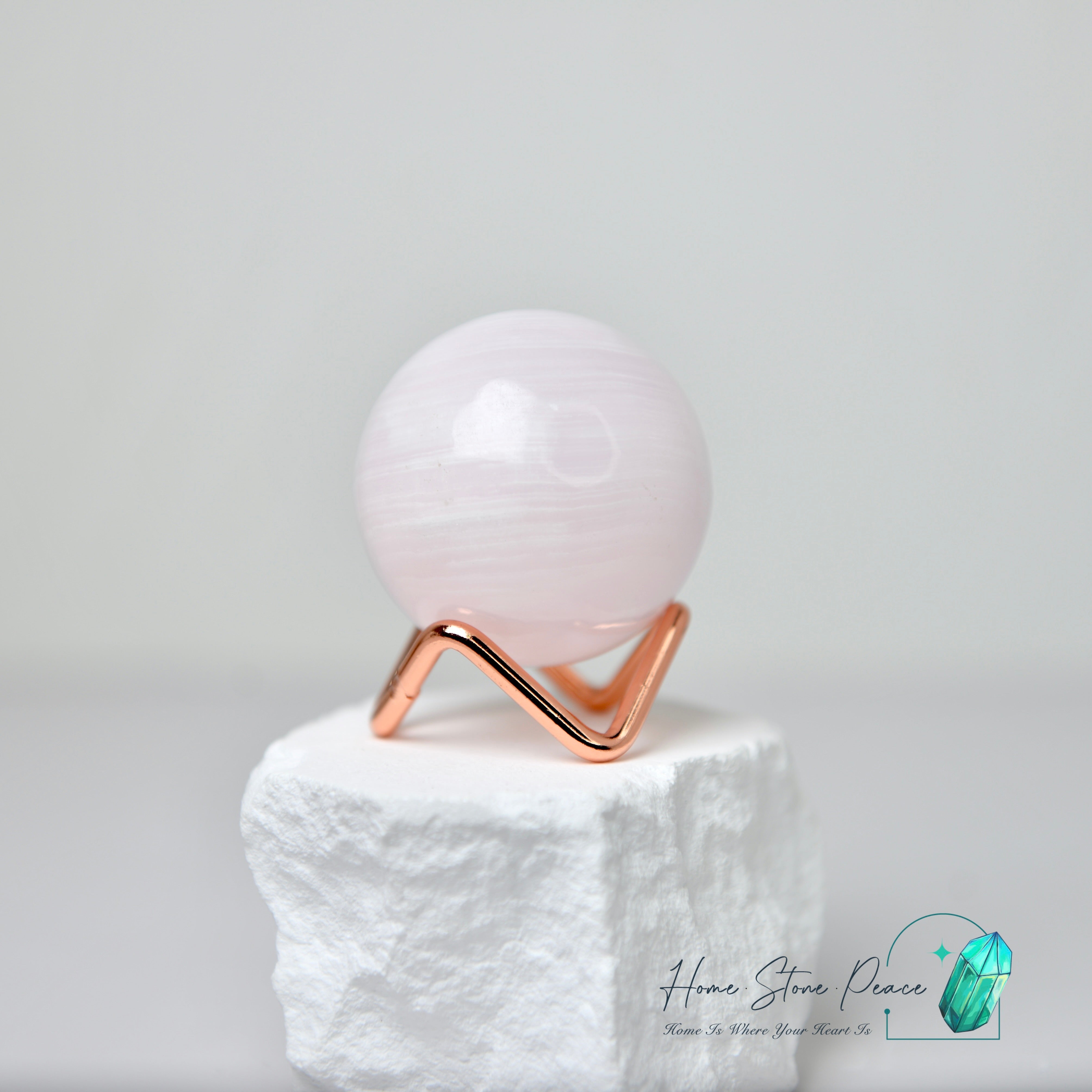 粉紅方解石球 Mangano Pink Calcite Sphere