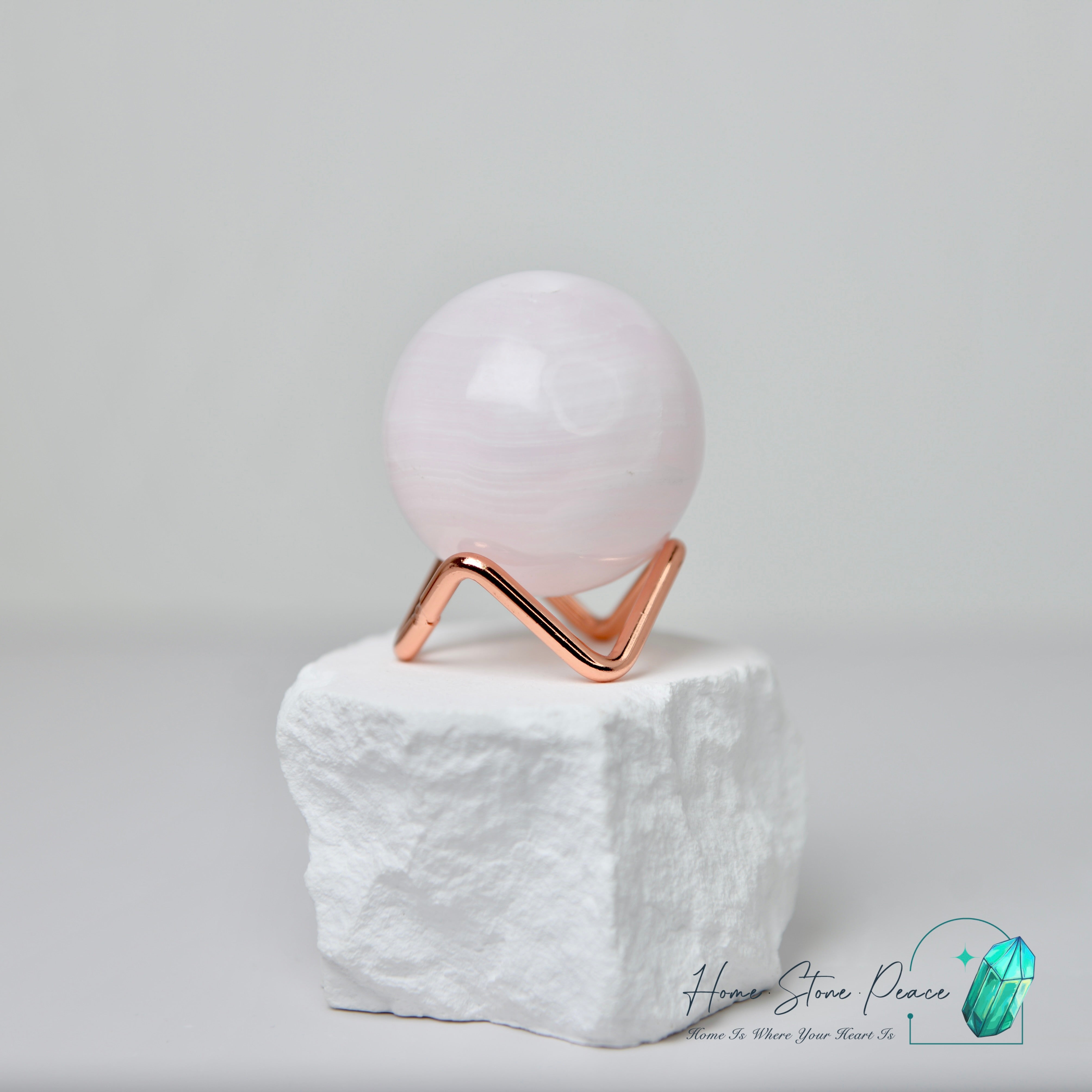 粉紅方解石球 Mangano Pink Calcite Sphere