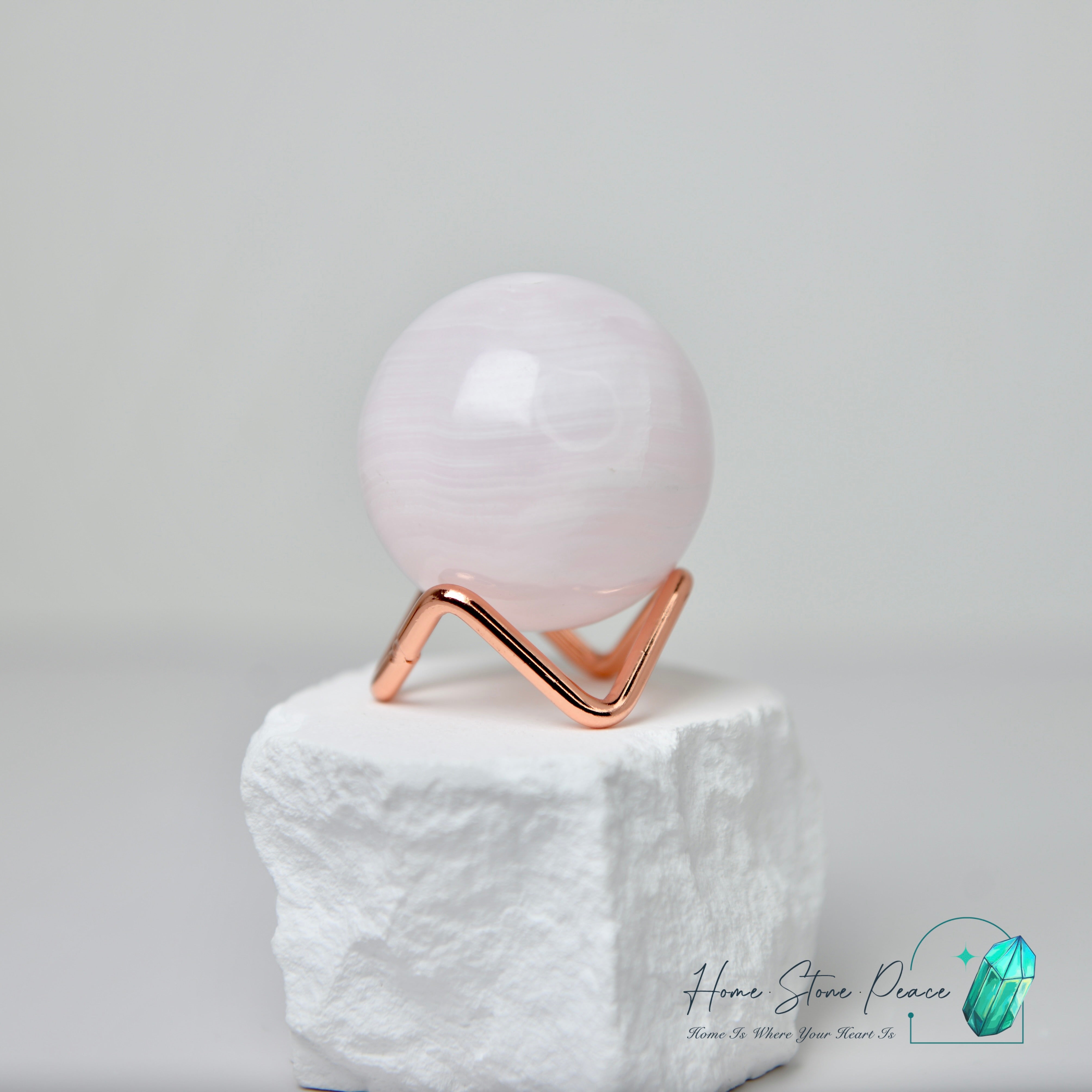粉紅方解石球 Mangano Pink Calcite Sphere