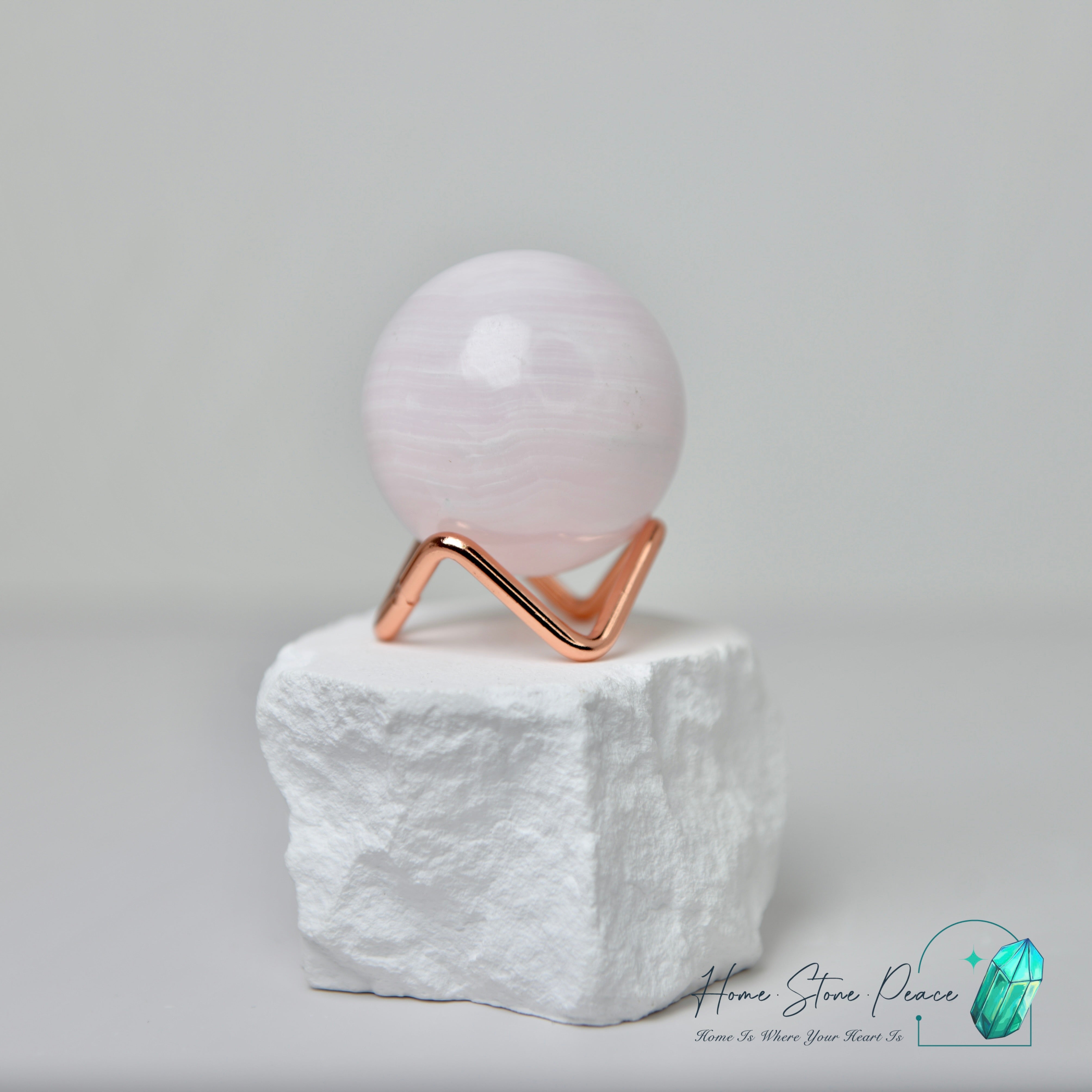 粉紅方解石球 Mangano Pink Calcite Sphere