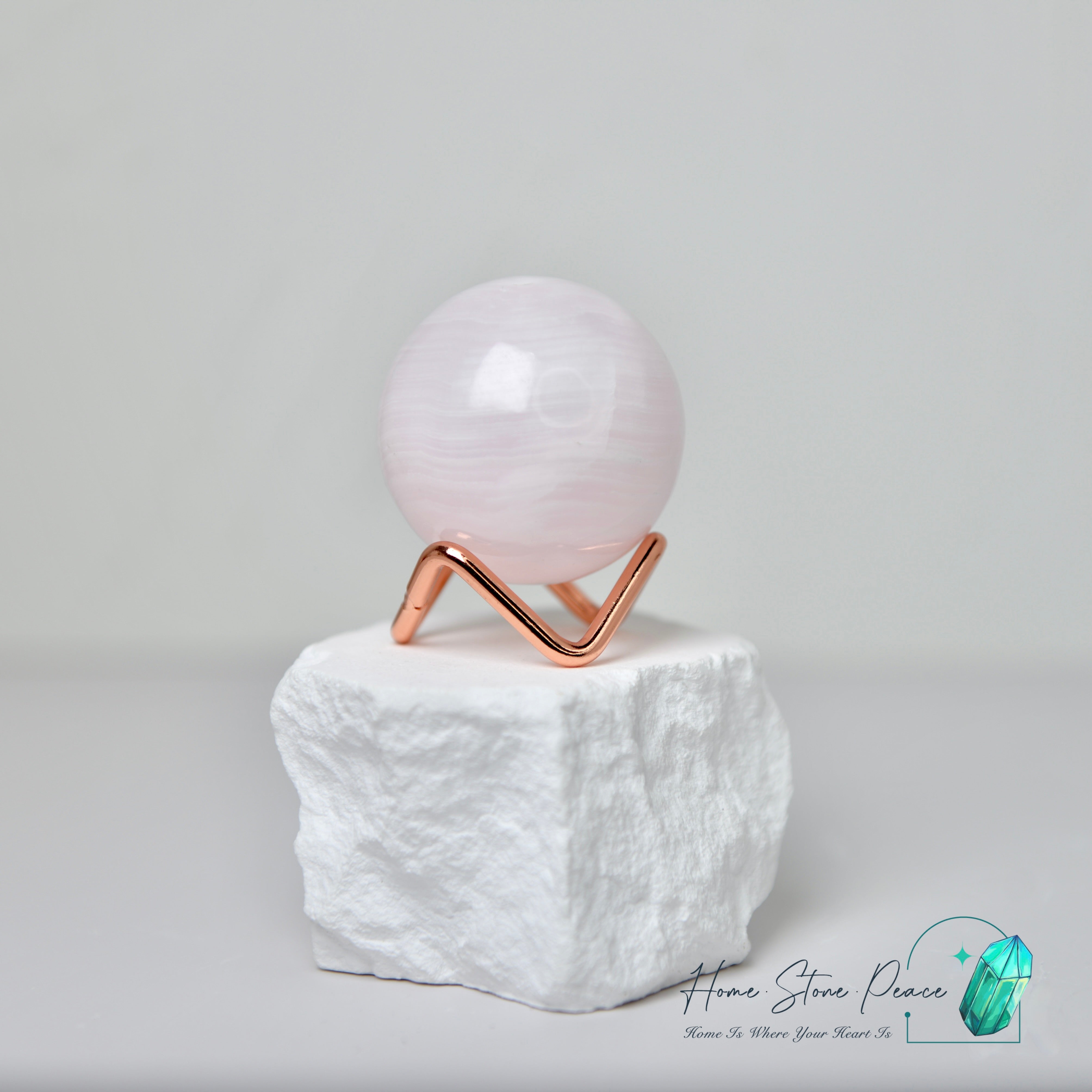 粉紅方解石球 Mangano Pink Calcite Sphere