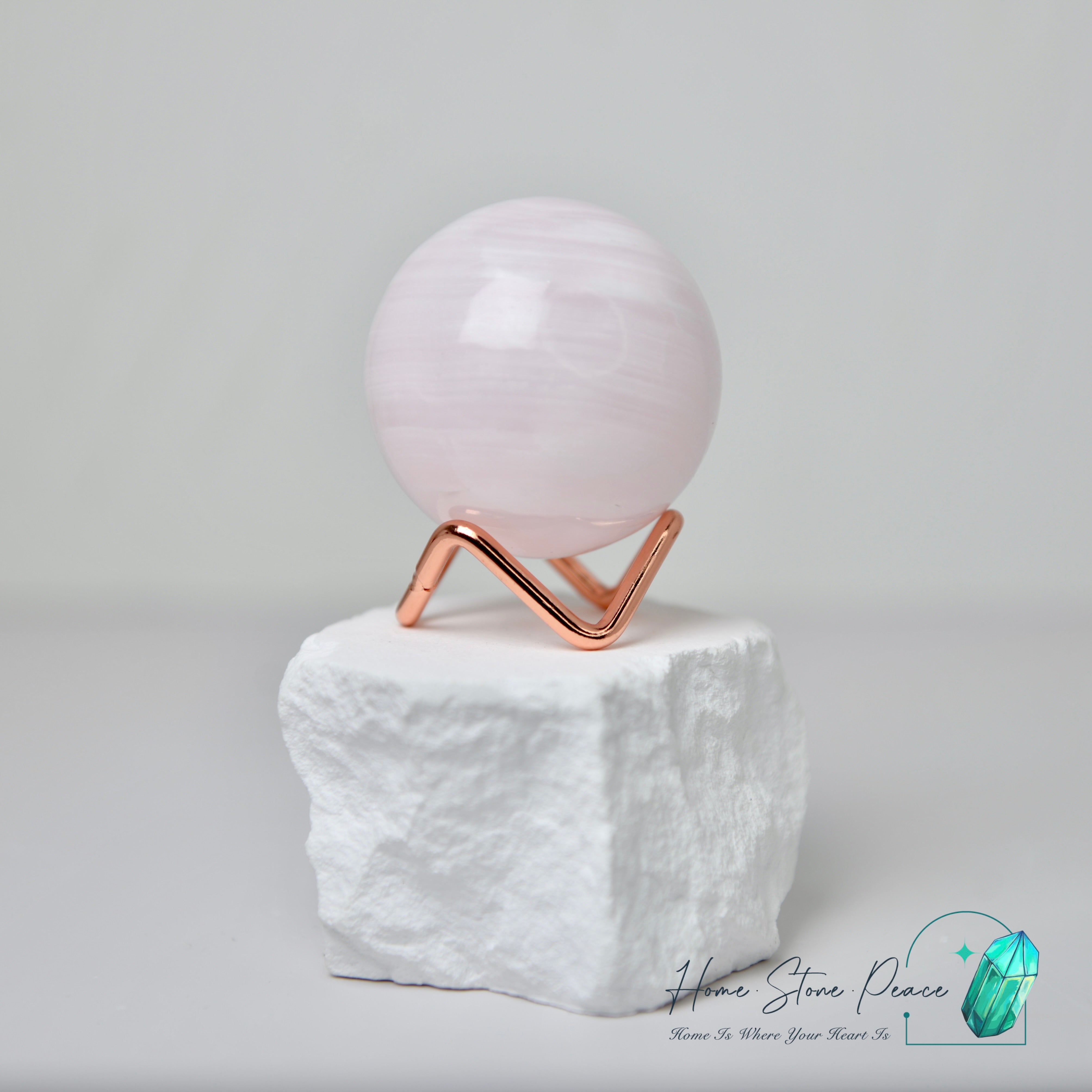 粉紅方解石球 Mangano Pink Calcite Sphere