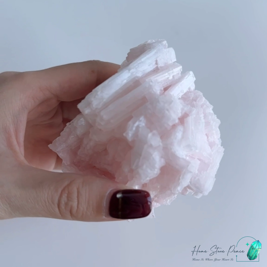塞爾斯湖粉紅鹽礦 Natural Searles Lake Pink Halite