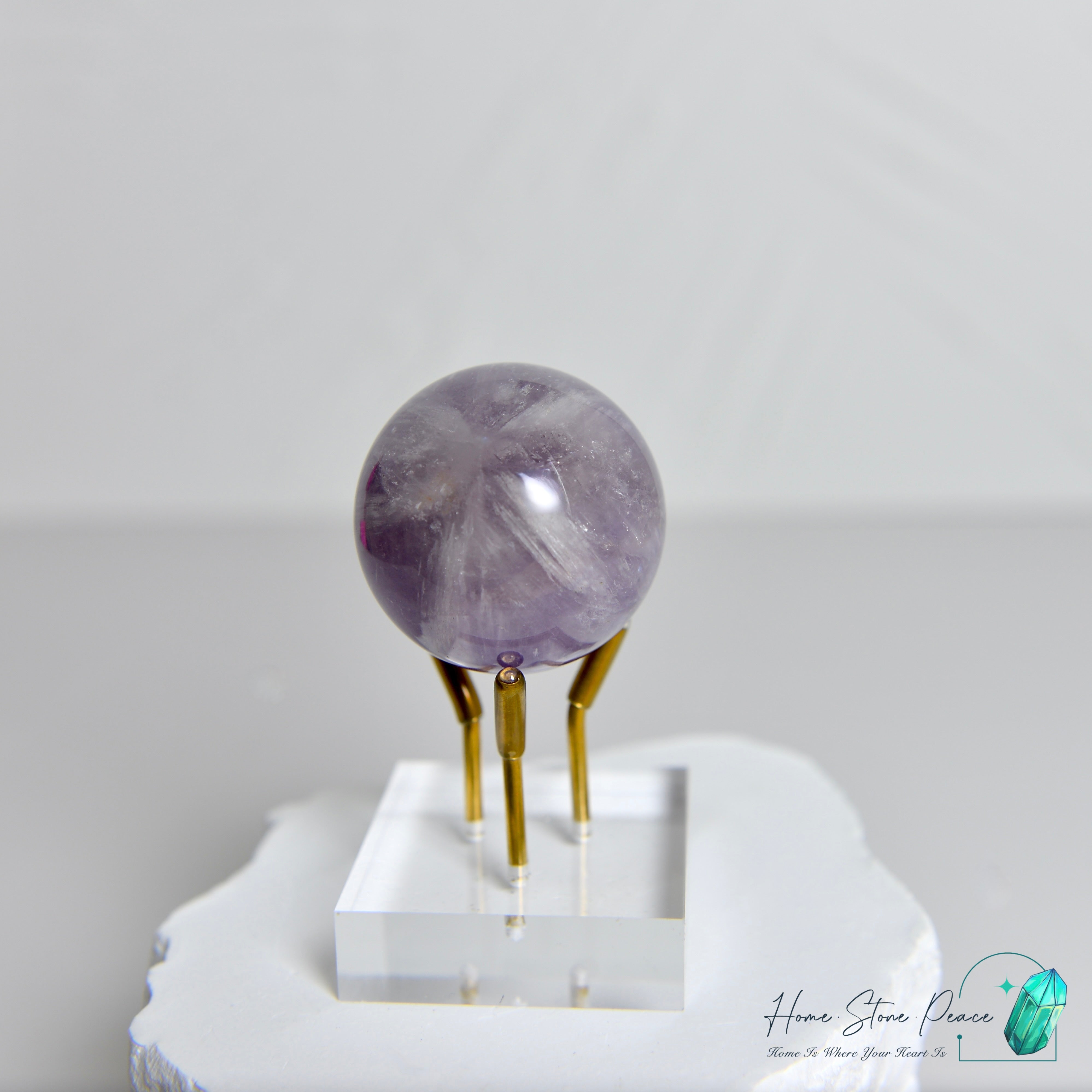 五瓣紫水晶球 5 Clover Amethyst Sphere