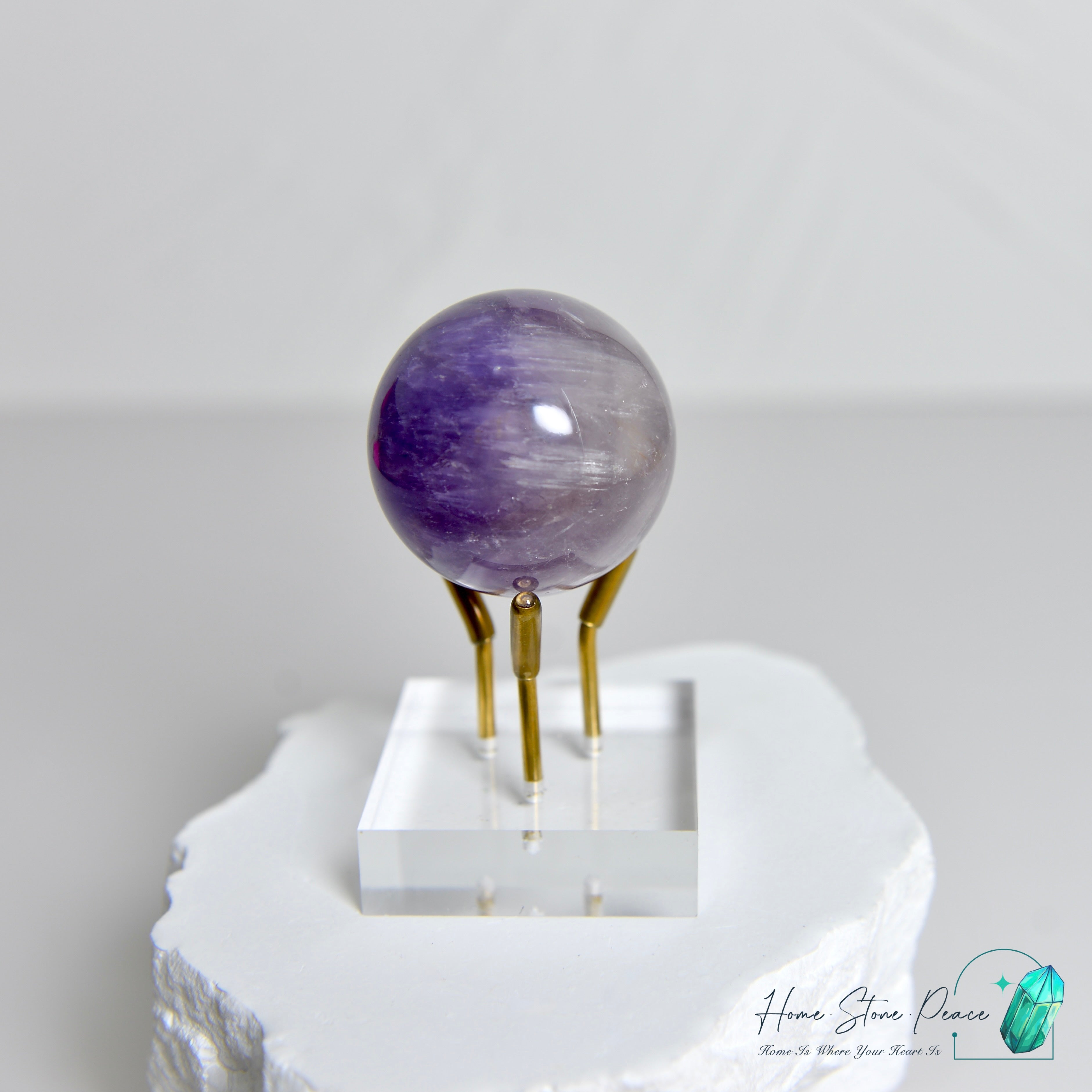 五瓣紫水晶球 5 Clover Amethyst Sphere