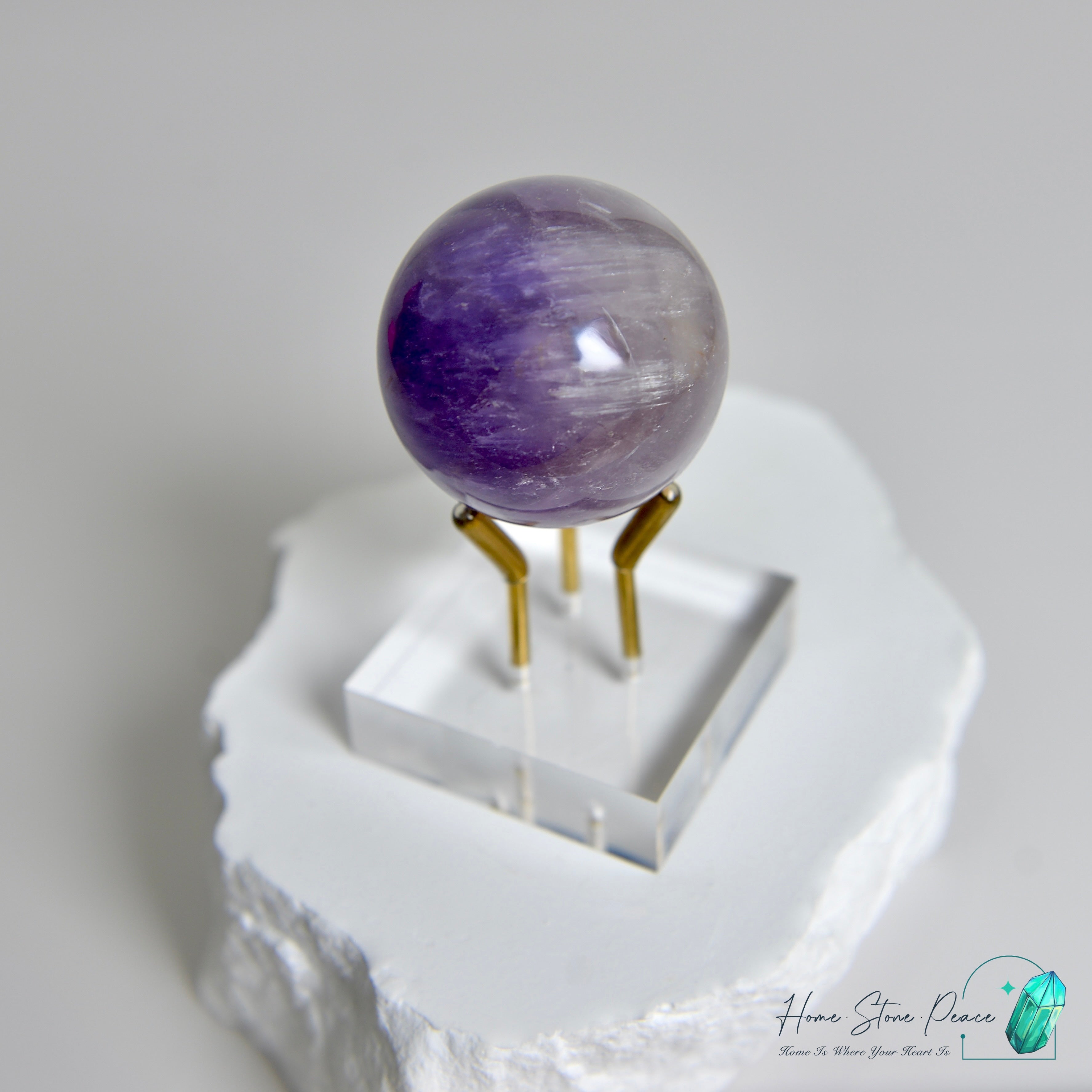 五瓣紫水晶球 5 Clover Amethyst Sphere