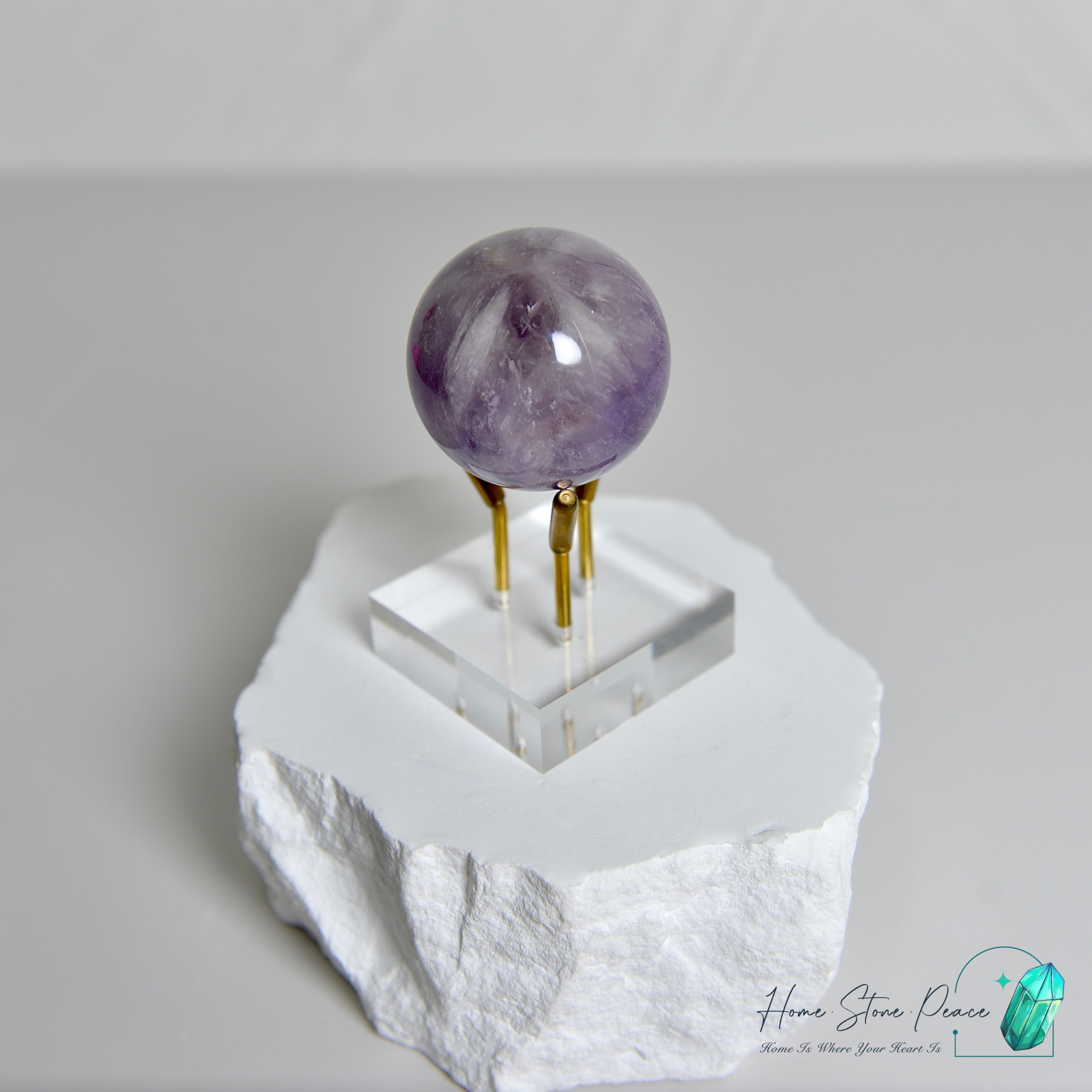 五瓣紫水晶球 5 Clover Amethyst Sphere