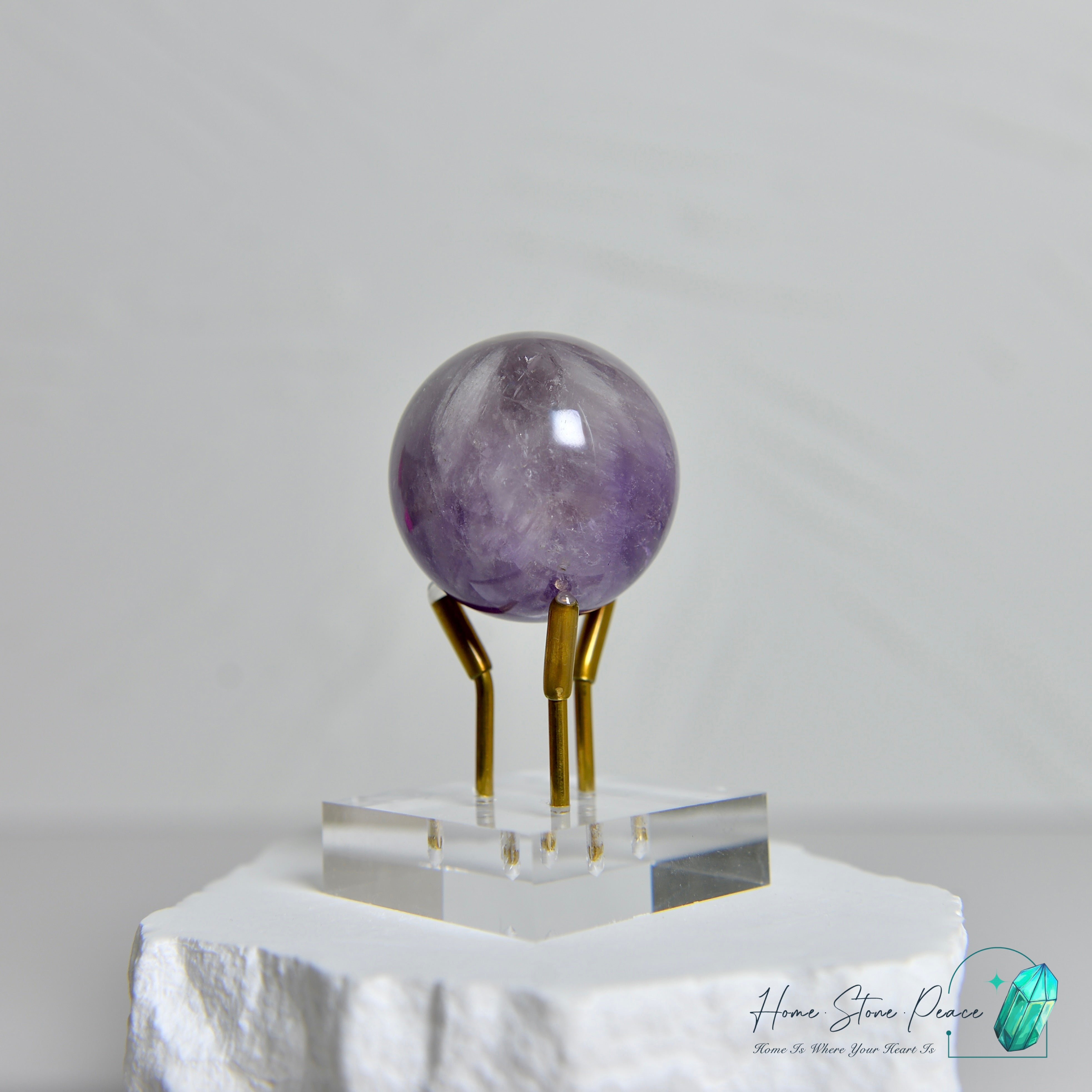 五瓣紫水晶球 5 Clover Amethyst Sphere