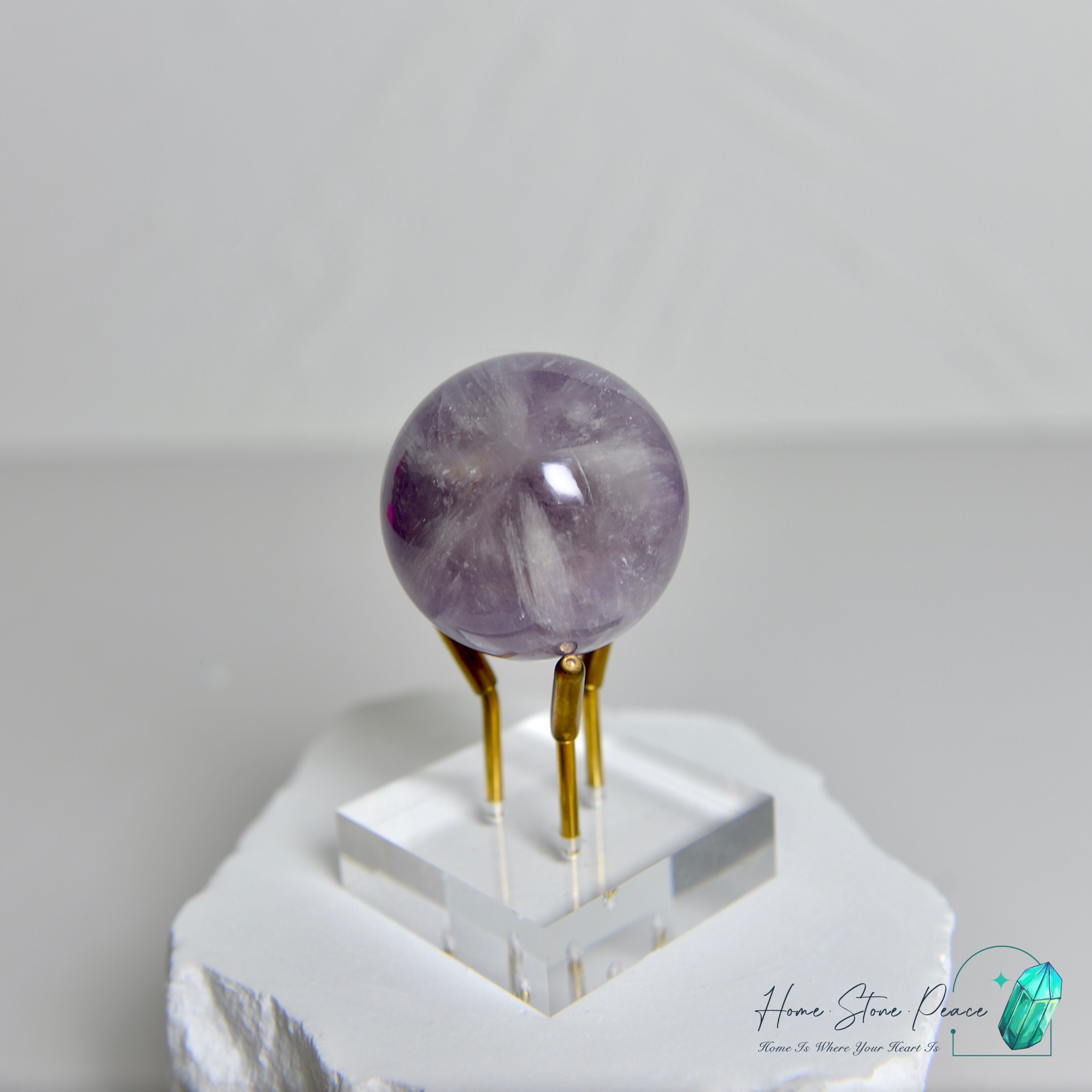 五瓣紫水晶球 5 Clover Amethyst Sphere