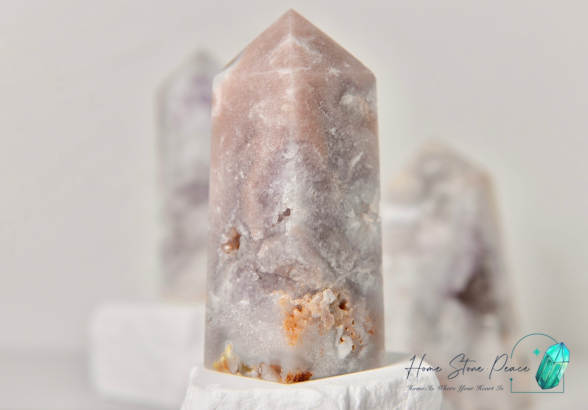 粉紅紫水晶柱 Pink Amethyst Tower
