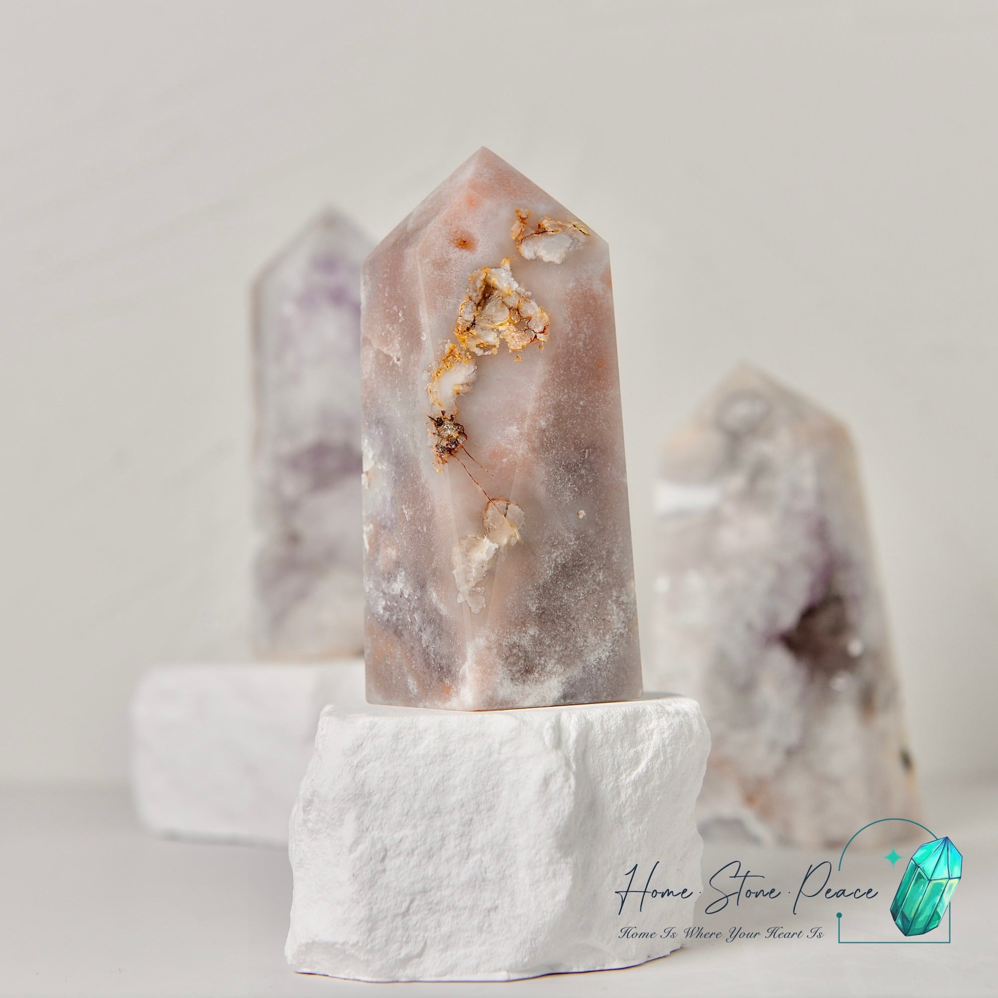 粉紅紫水晶柱 Pink Amethyst Tower