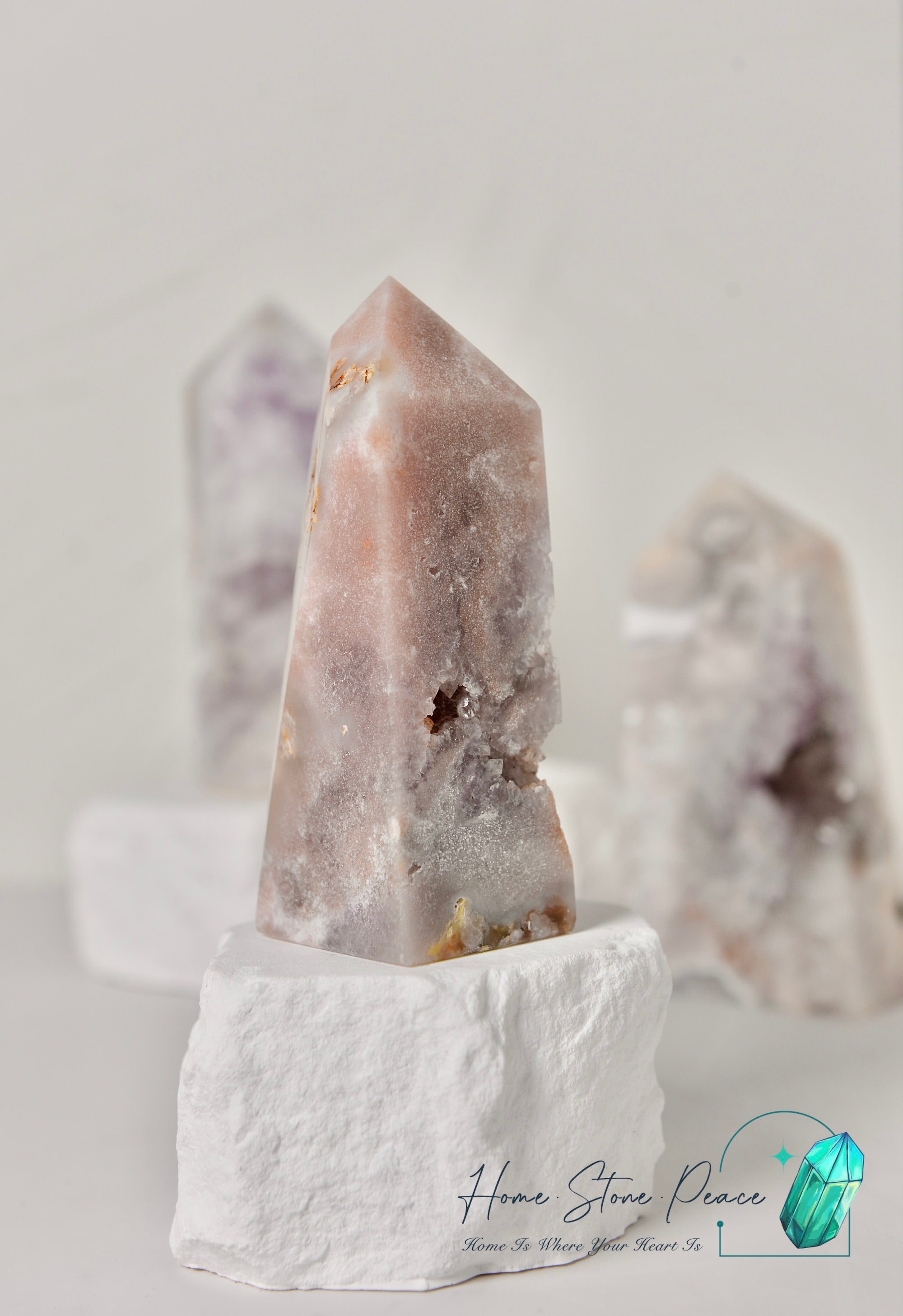 粉紅紫水晶柱 Pink Amethyst Tower