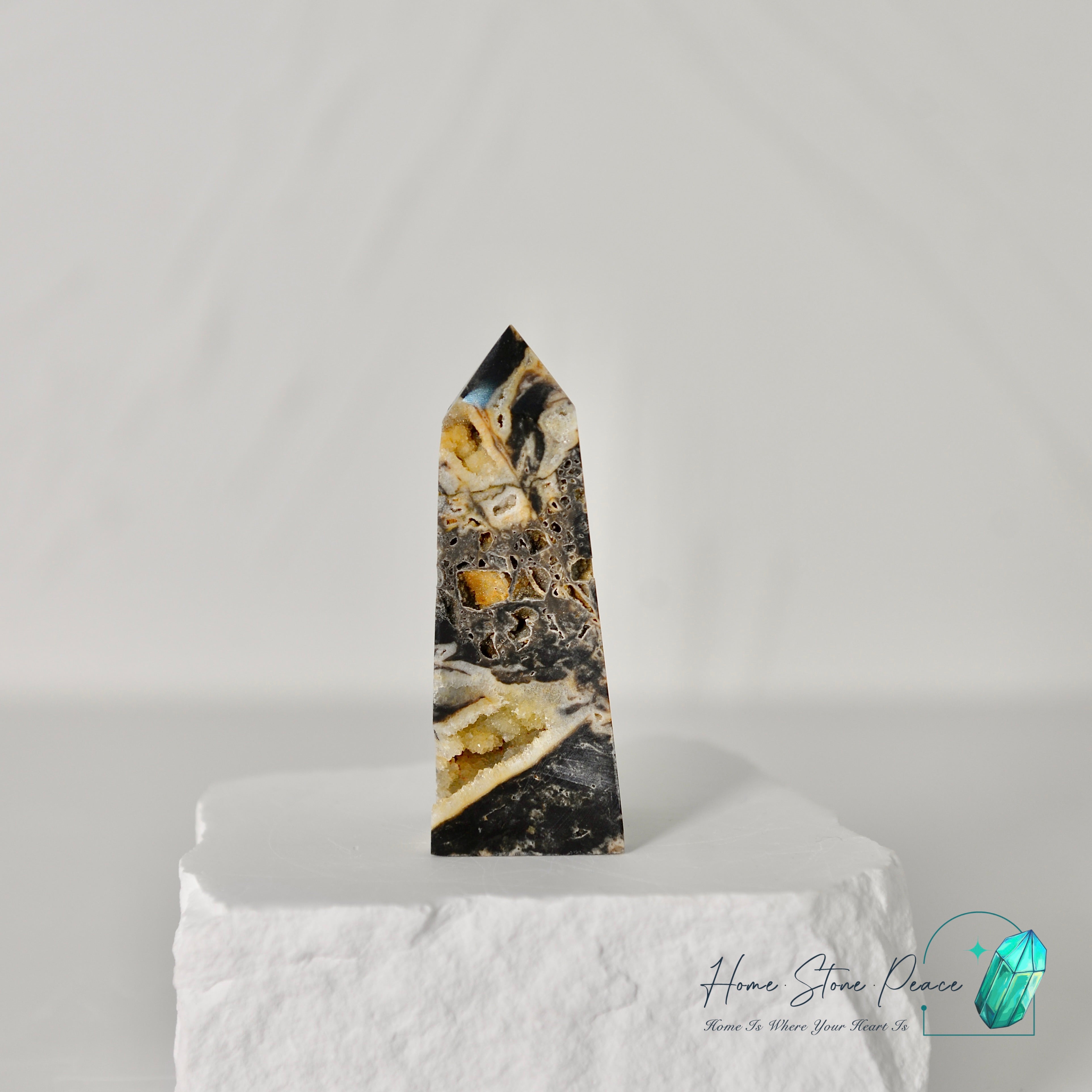 黑閃鋅礦擺設 Sphalerite Free Form
