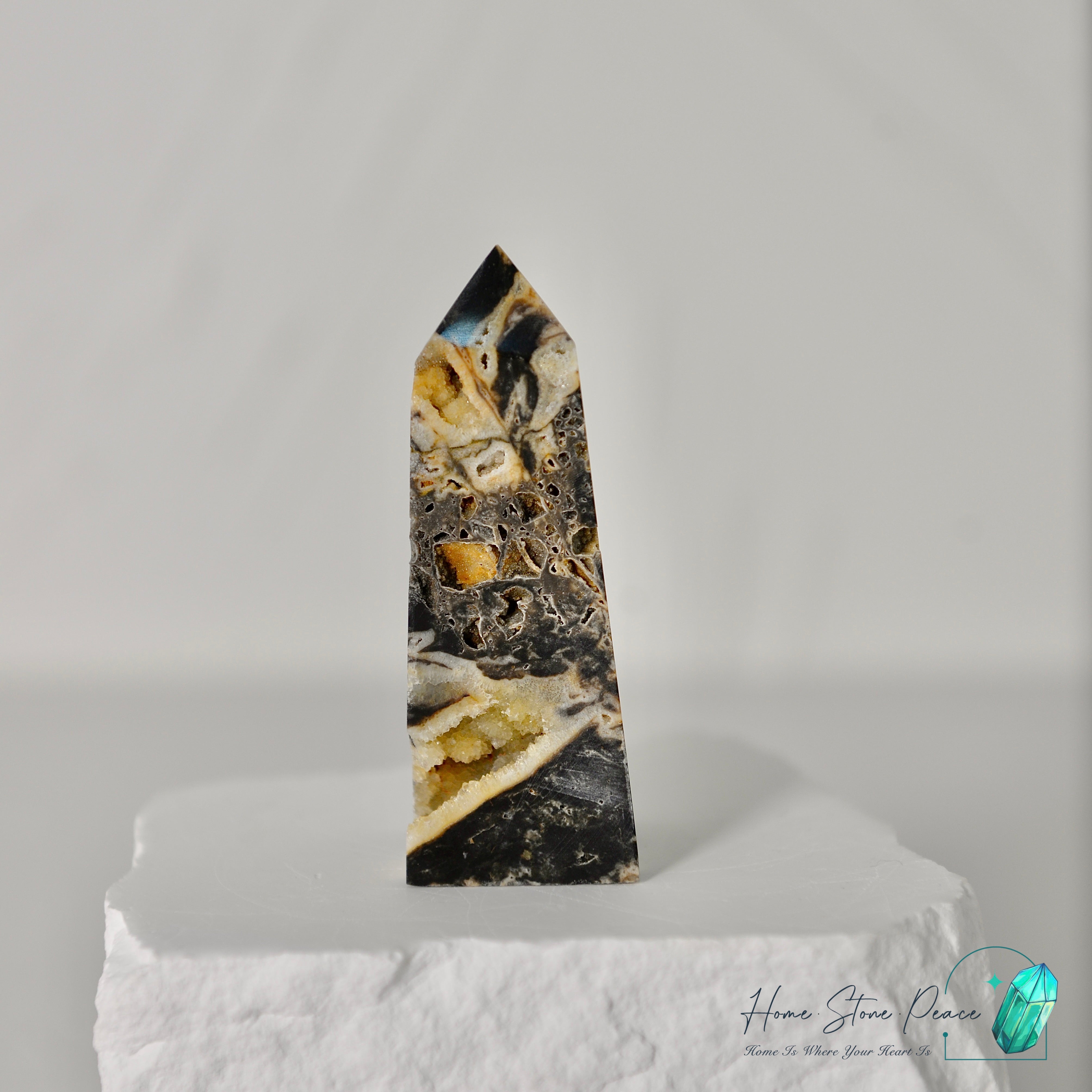 黑閃鋅礦擺設 Sphalerite Free Form