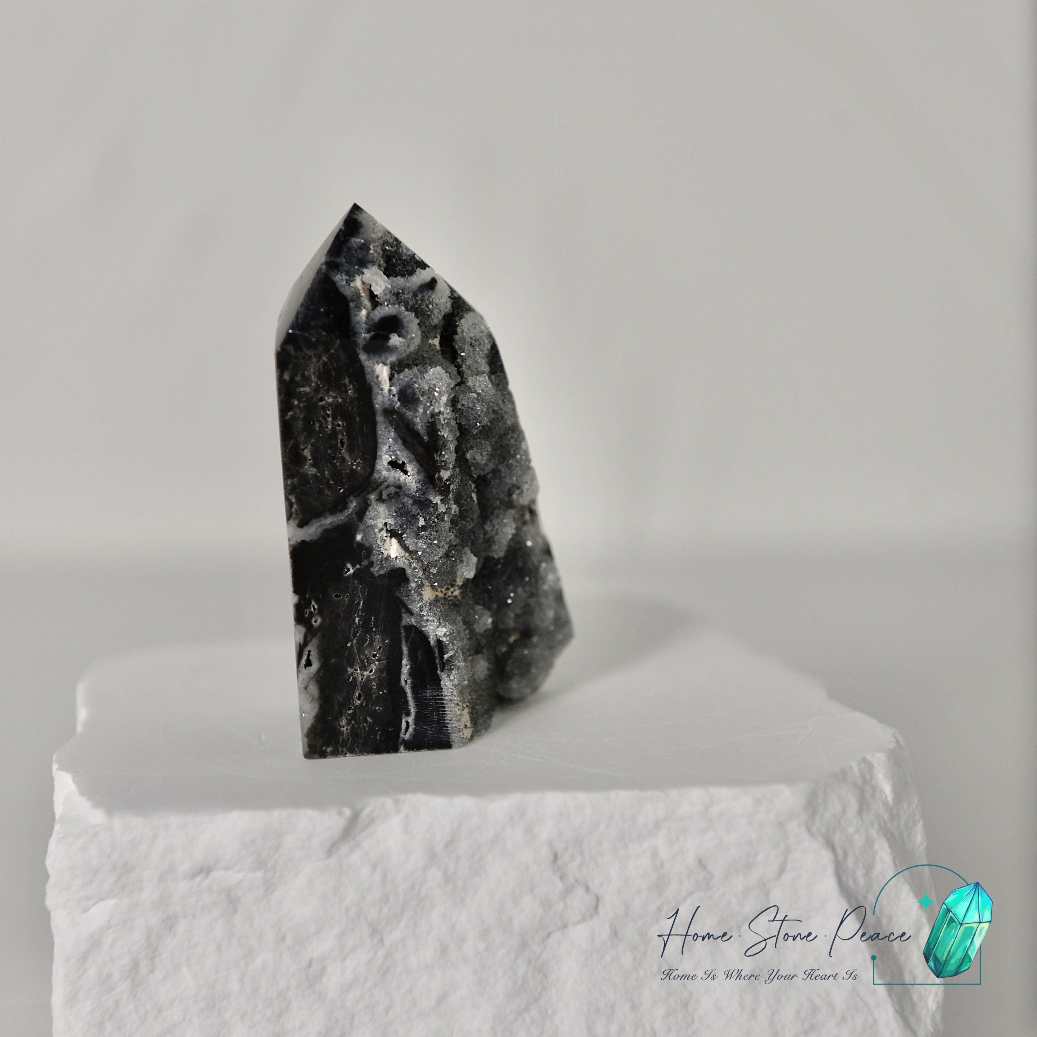 黑閃鋅礦擺設 Sphalerite Free Form