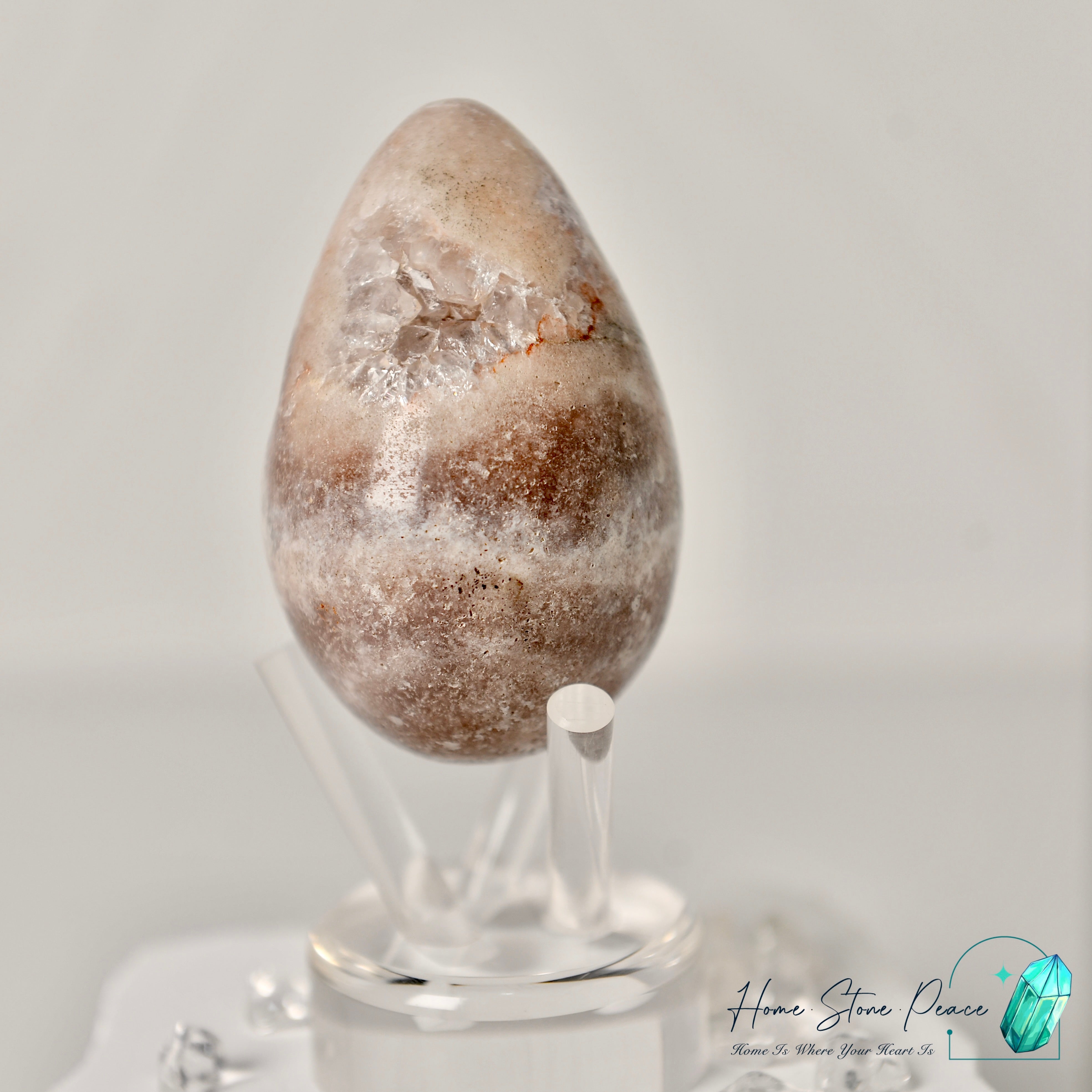 粉紅紫水晶蛋 Pink Amethyst Egg