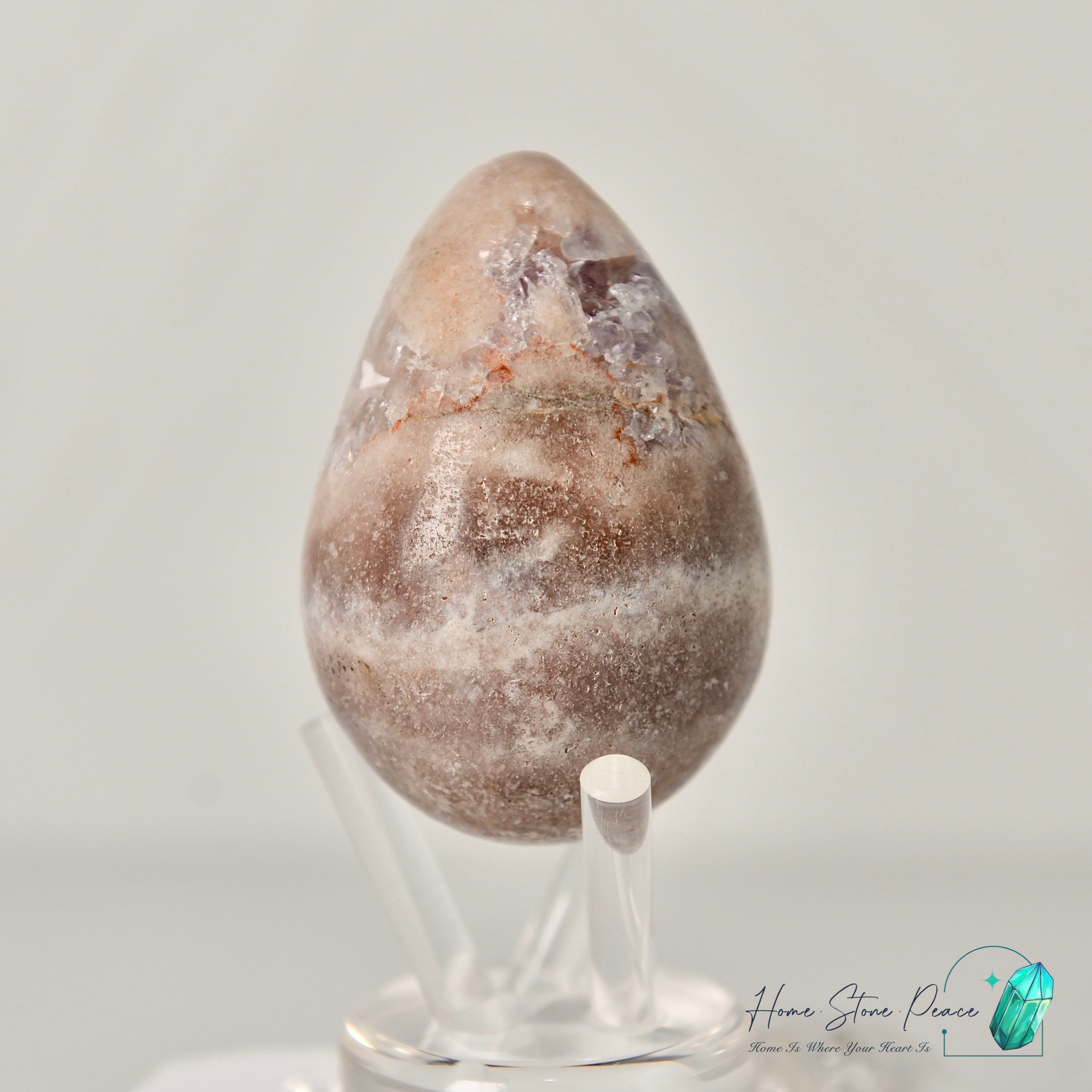 粉紅紫水晶蛋 Pink Amethyst Egg