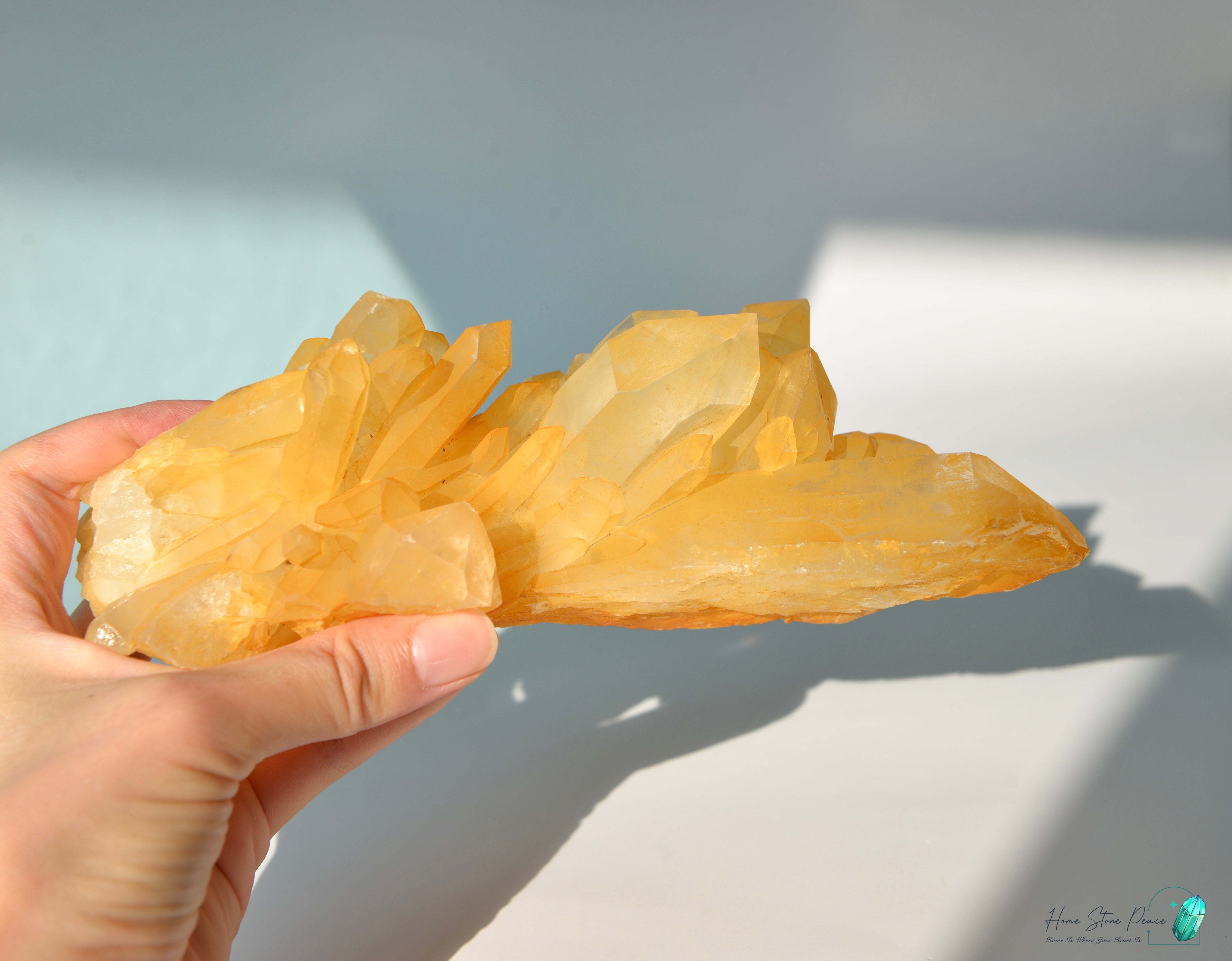 西藏黃金療癒者水晶簇 Tibetan Golden Healer Cluster