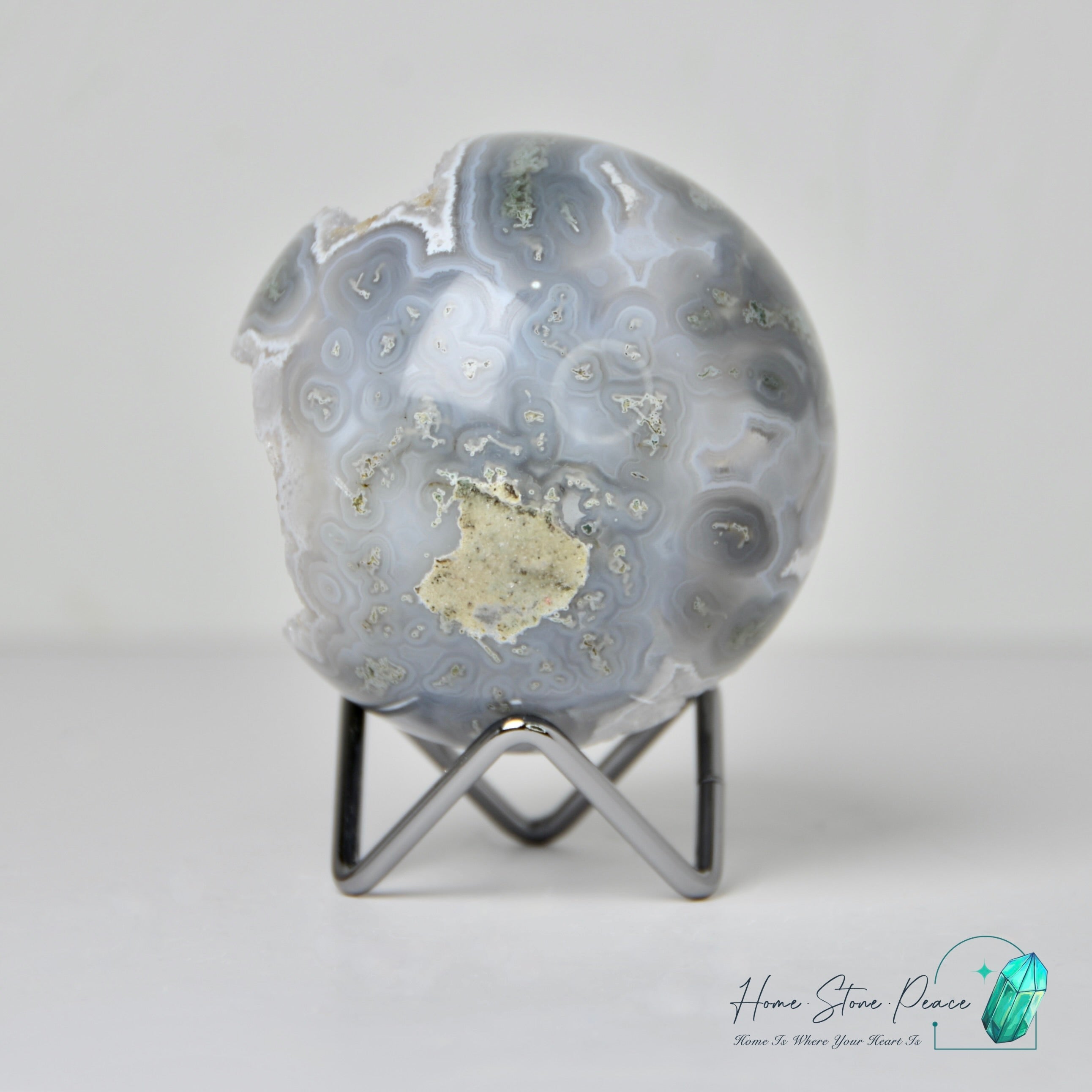 水草瑪瑙球 Moss Agate Sphere