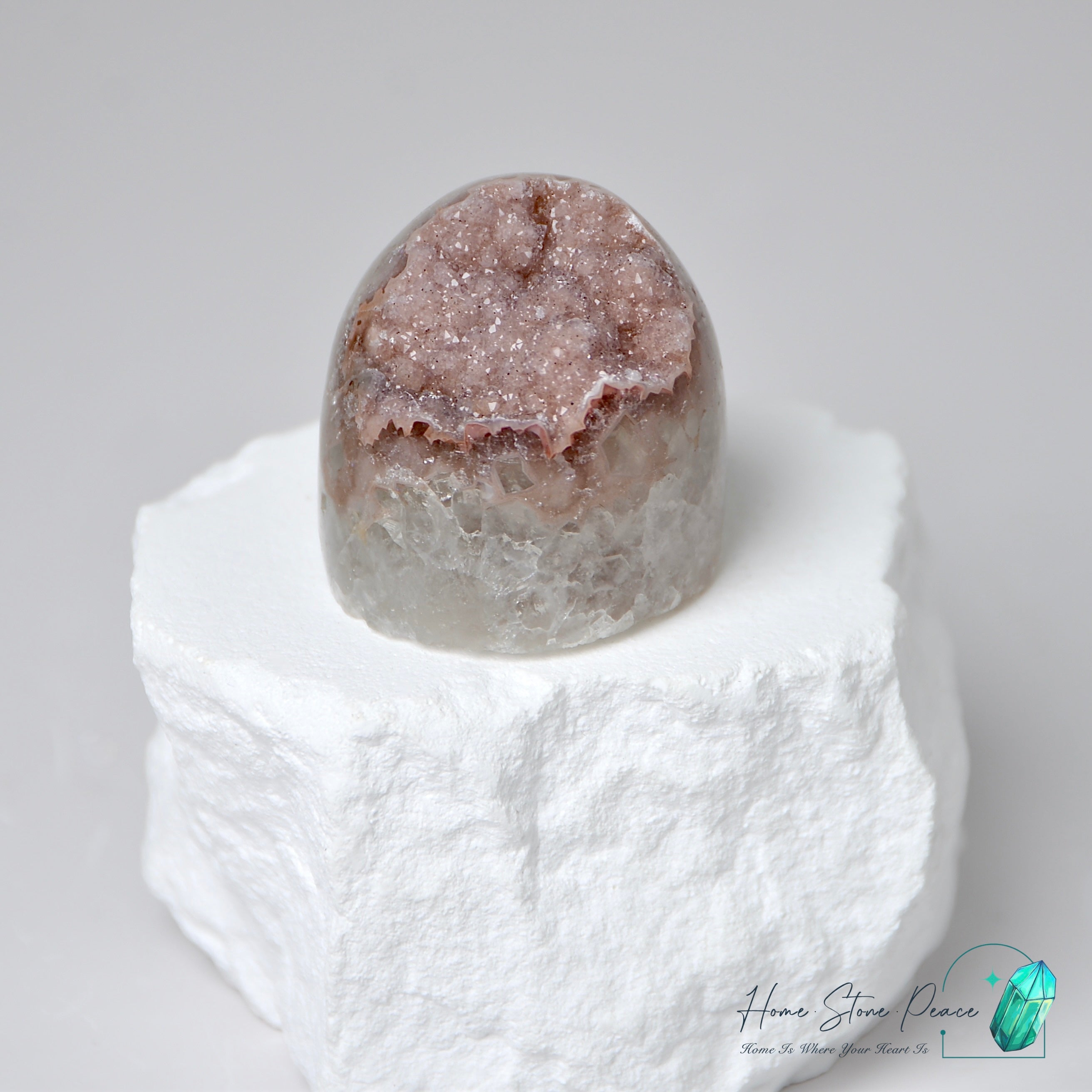 迷你粉紅軟糖水晶 Mini Rose Sugar Amethyst