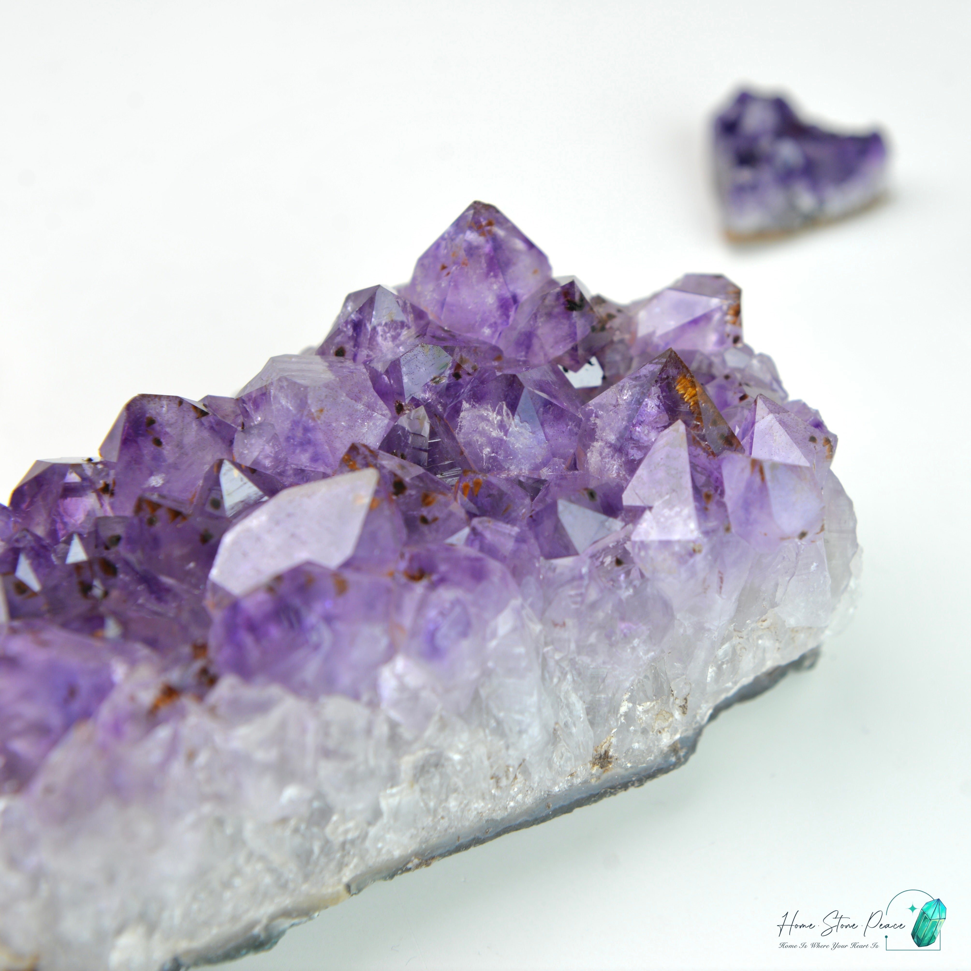 紫鈦晶晶簇 Amethyst Rutilated Cluster