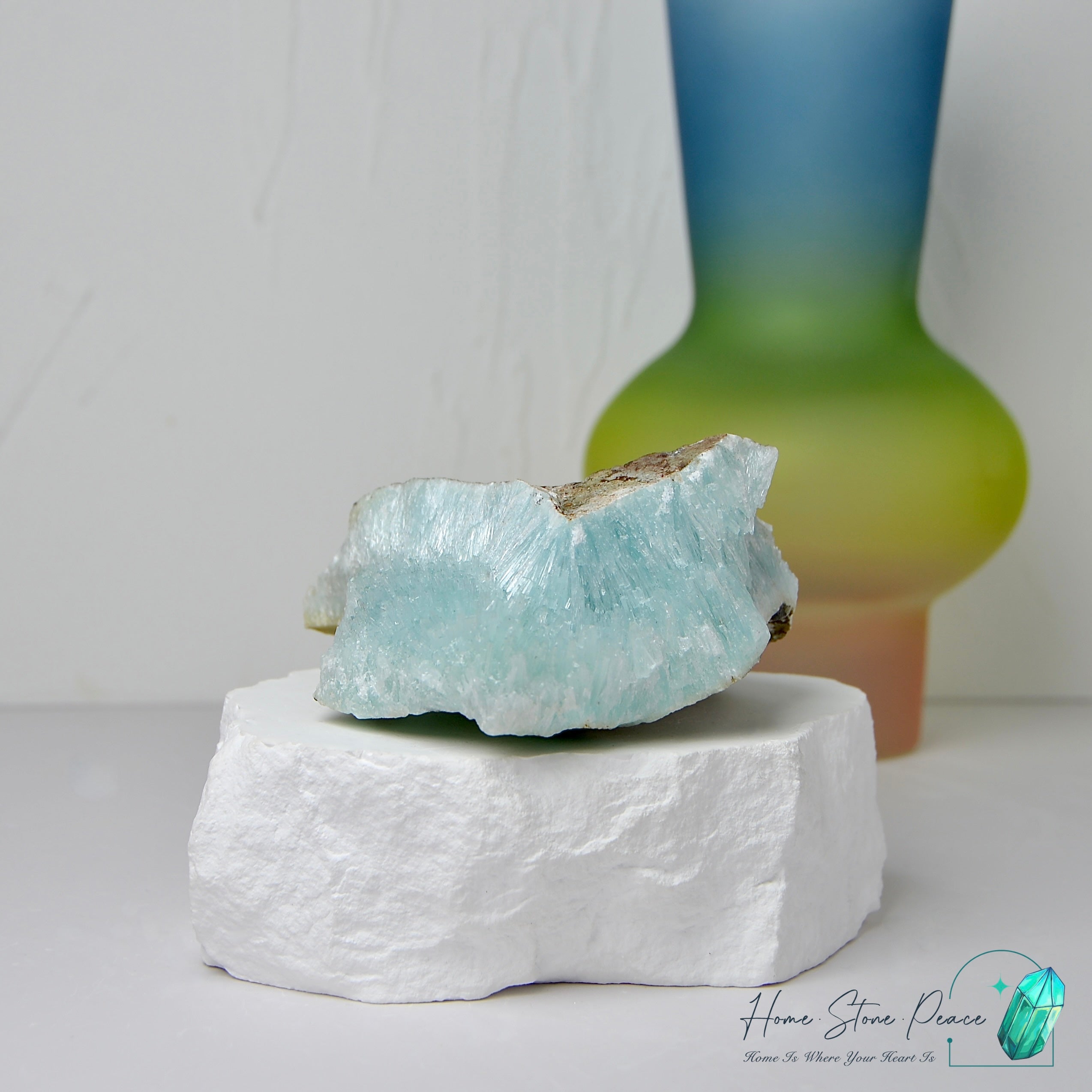 藍霰石 Blue Aragonite Cluster