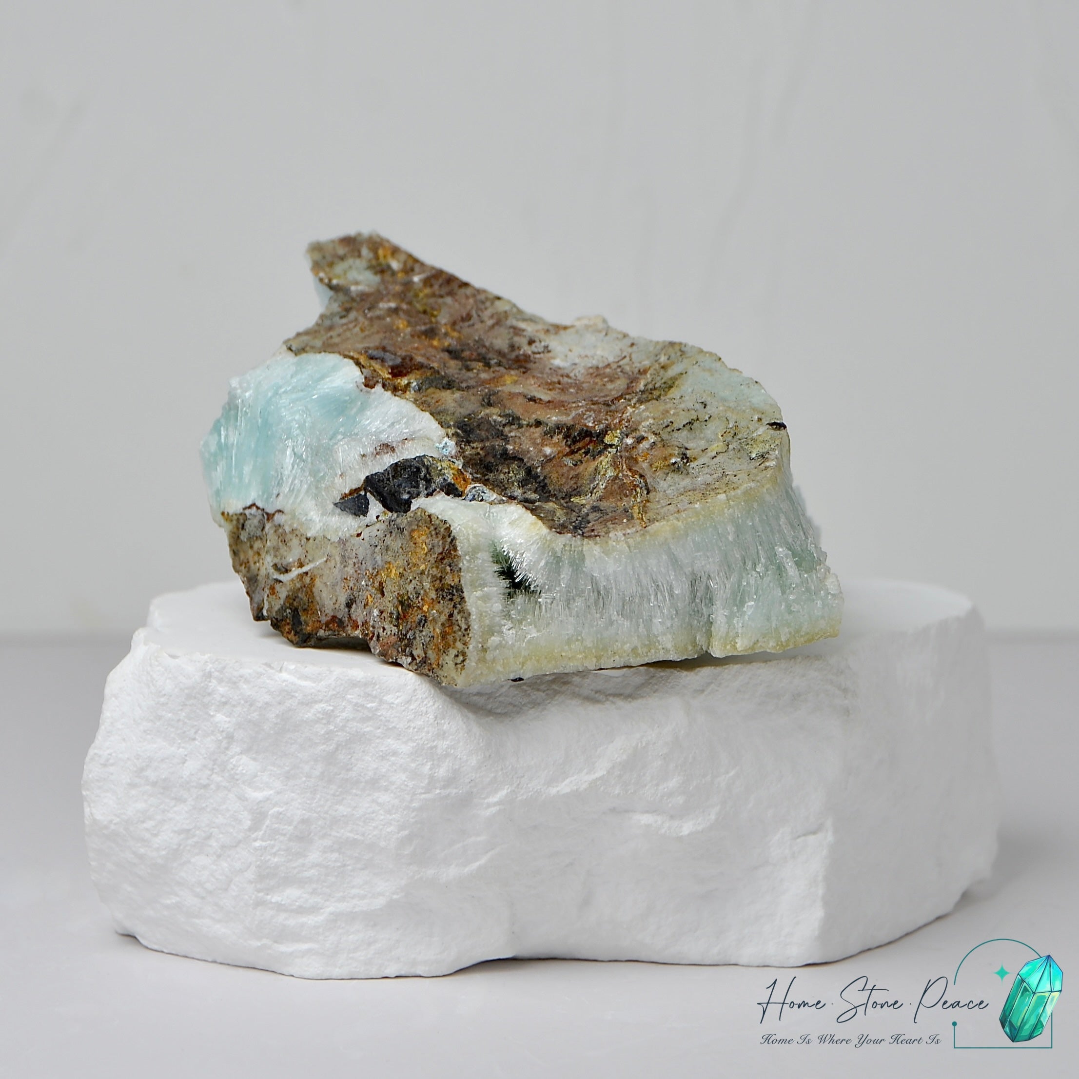 藍霰石 Blue Aragonite Cluster