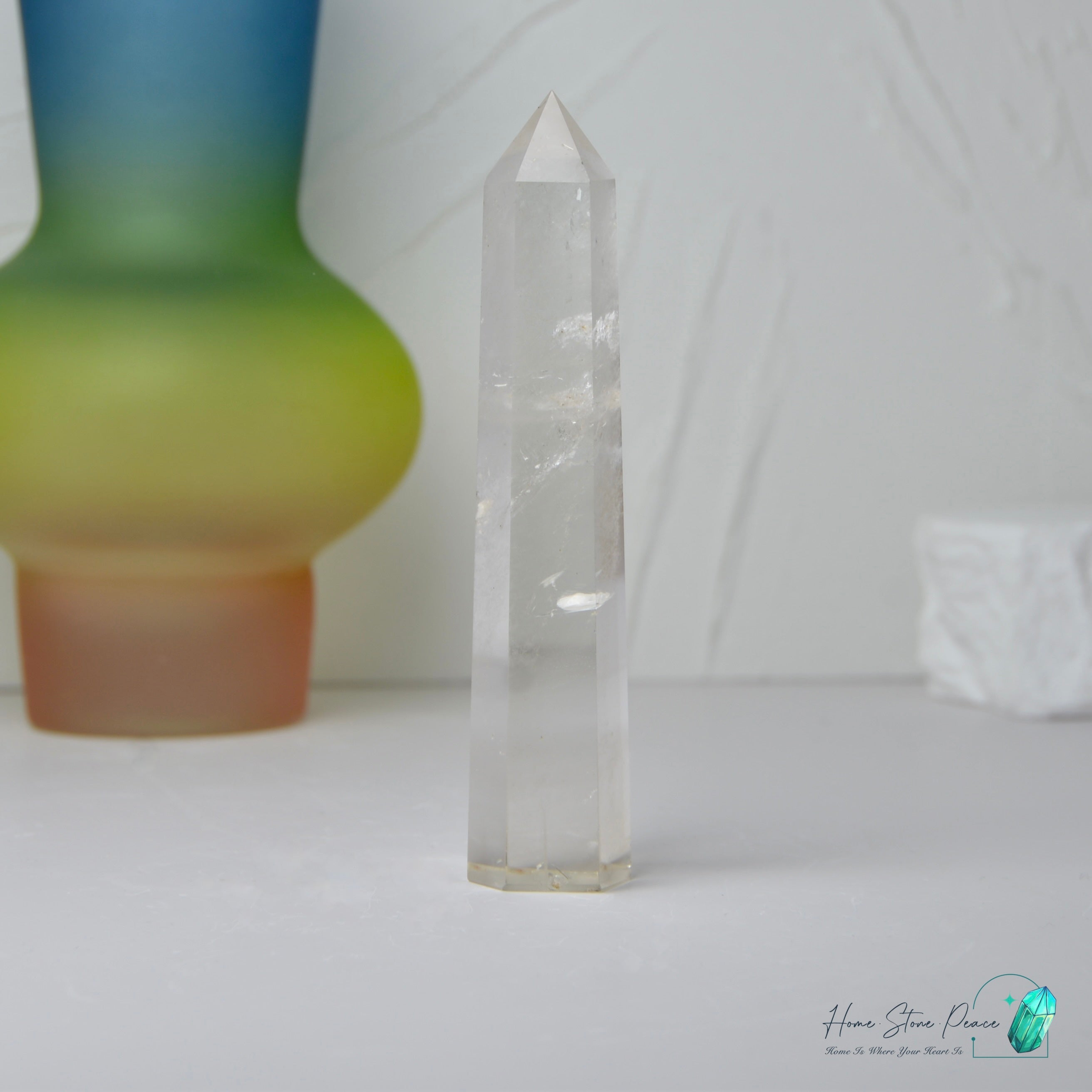 白水晶柱 Clear Quartz Tower