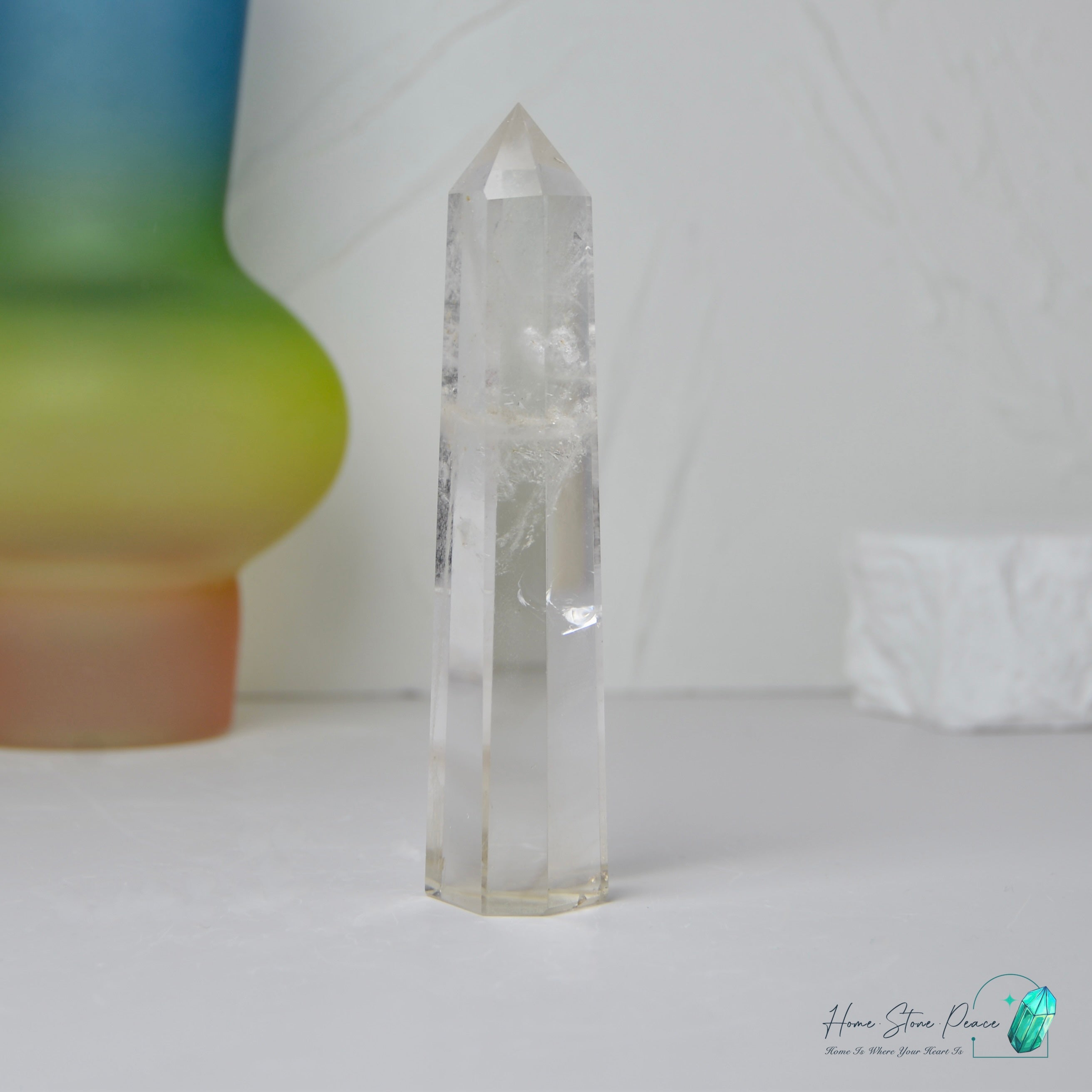 白水晶柱 Clear Quartz Tower