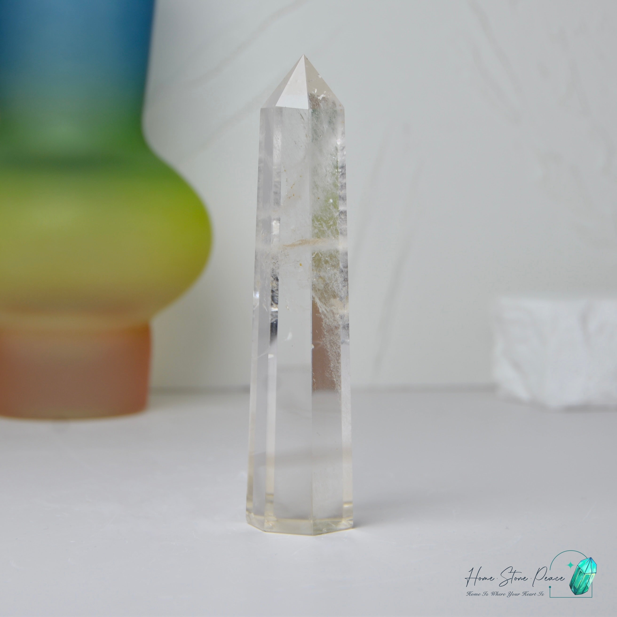 白水晶柱 Clear Quartz Tower