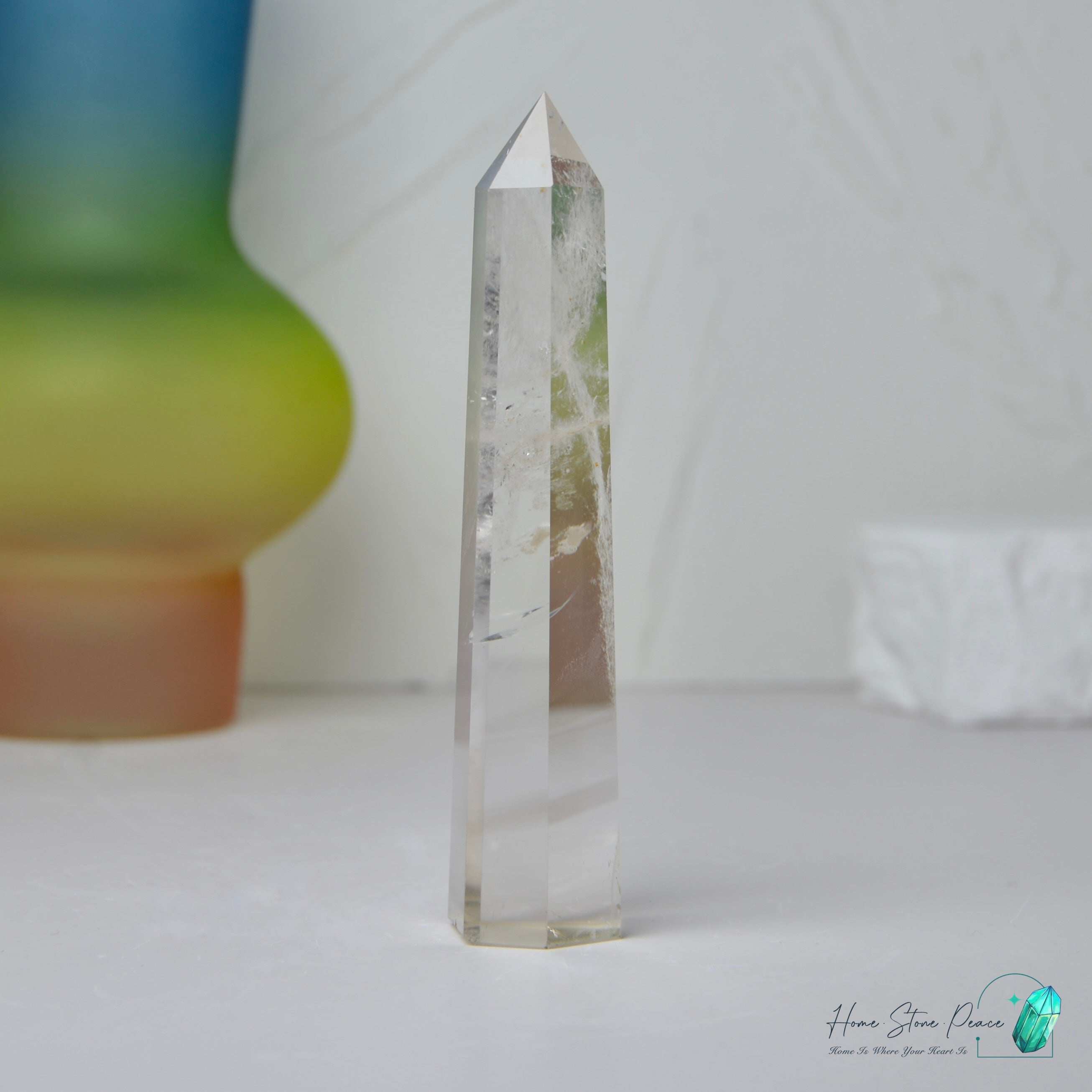白水晶柱 Clear Quartz Tower
