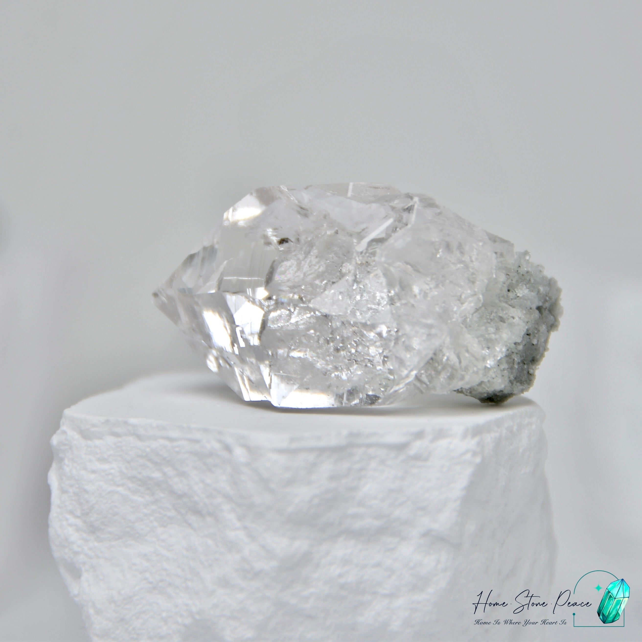 喜馬拉雅山綠幽靈共生水晶 Himalayan Quartz with Green Phantom (Chlorite)