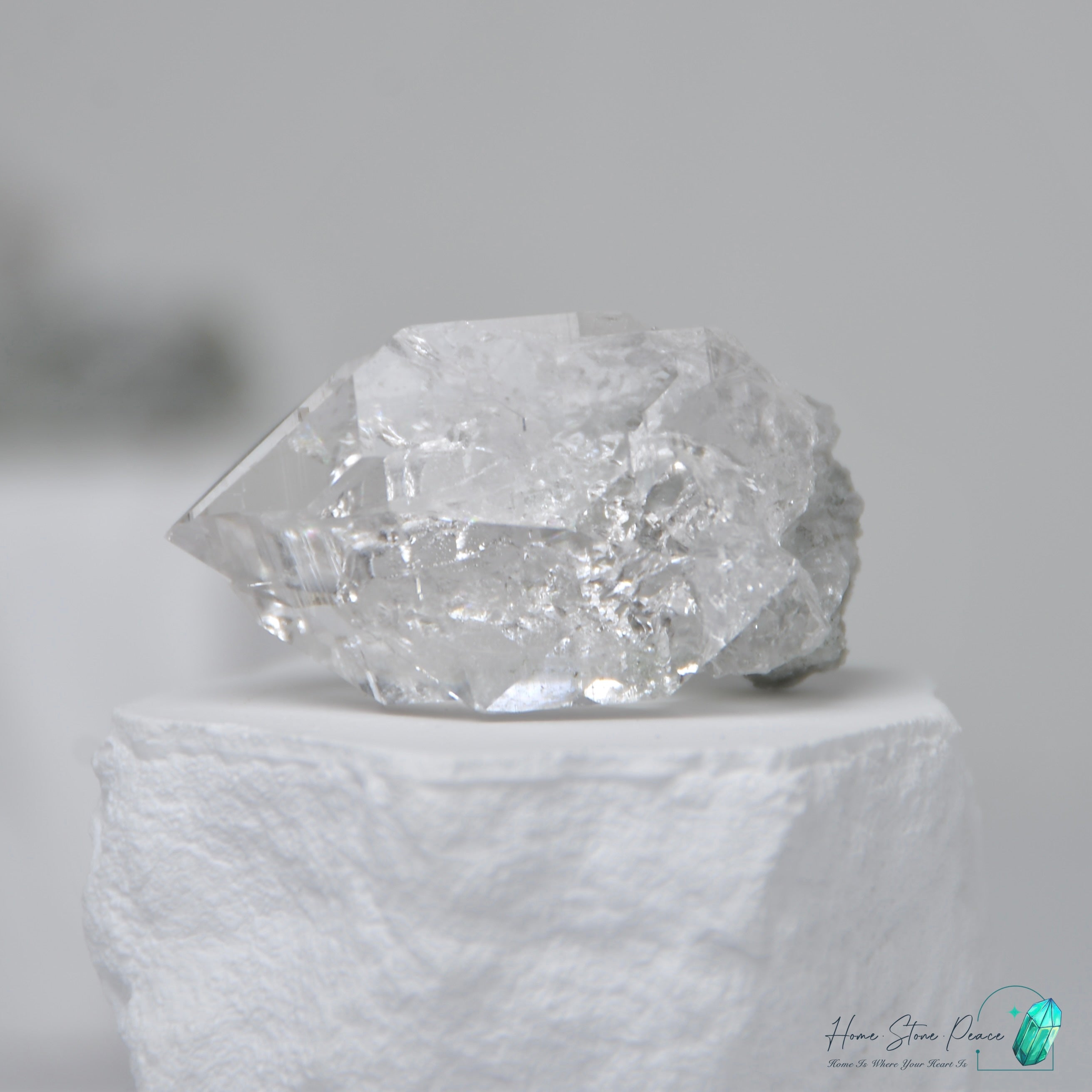 喜馬拉雅山綠幽靈共生水晶 Himalayan Quartz with Green Phantom (Chlorite)