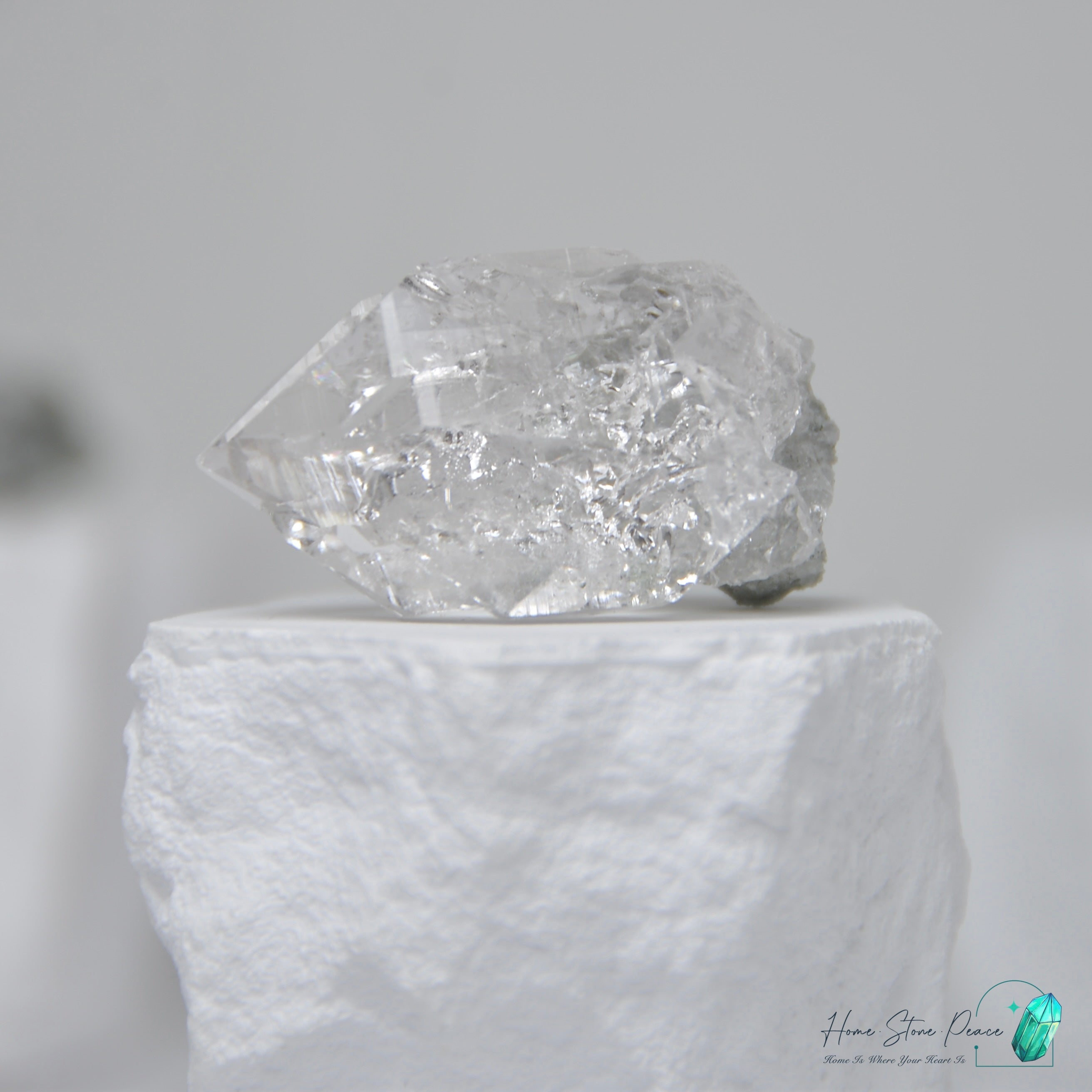 喜馬拉雅山綠幽靈共生水晶 Himalayan Quartz with Green Phantom (Chlorite)