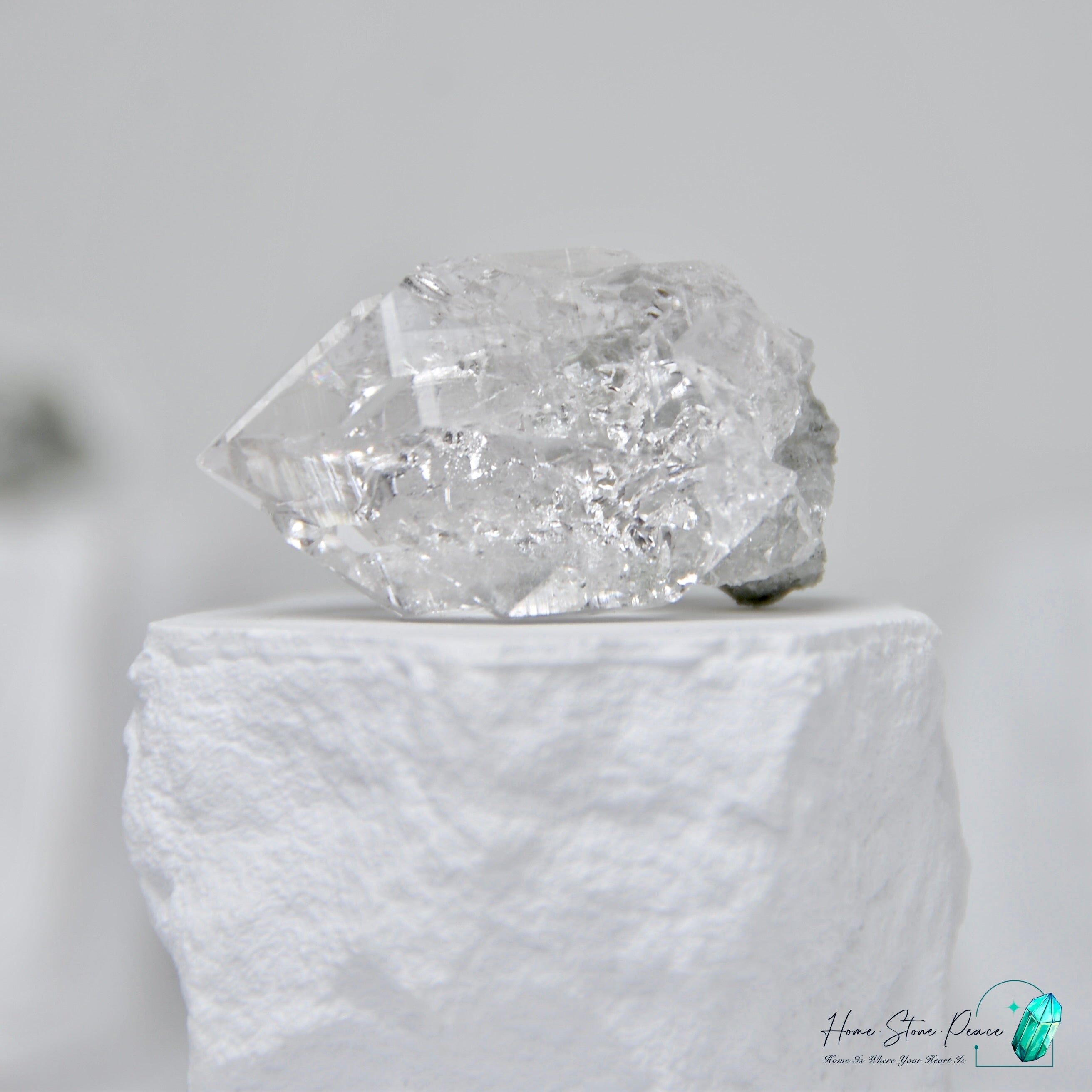 喜馬拉雅山綠幽靈共生水晶 Himalayan Quartz with Green Phantom (Chlorite)