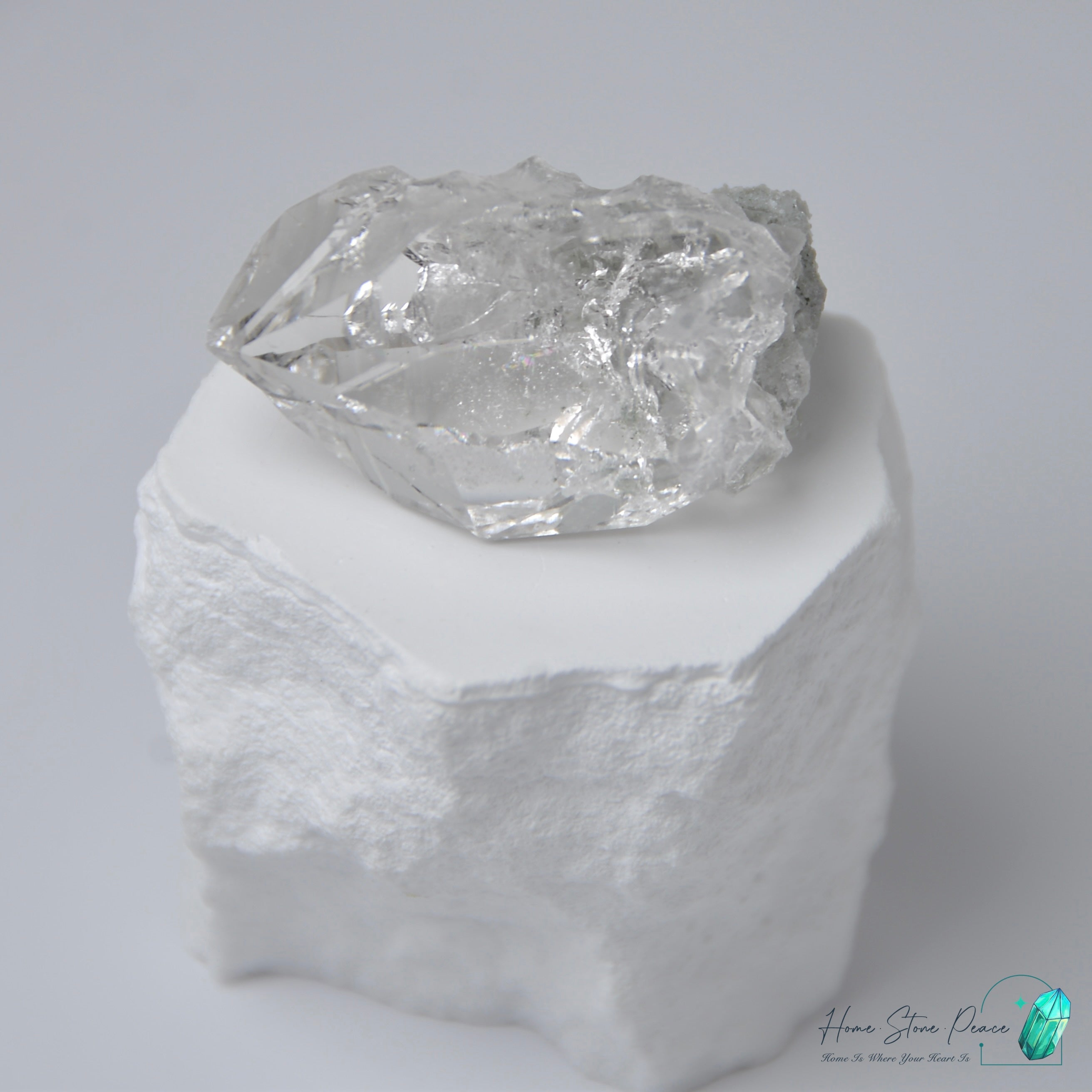 喜馬拉雅山綠幽靈共生水晶 Himalayan Quartz with Green Phantom (Chlorite)