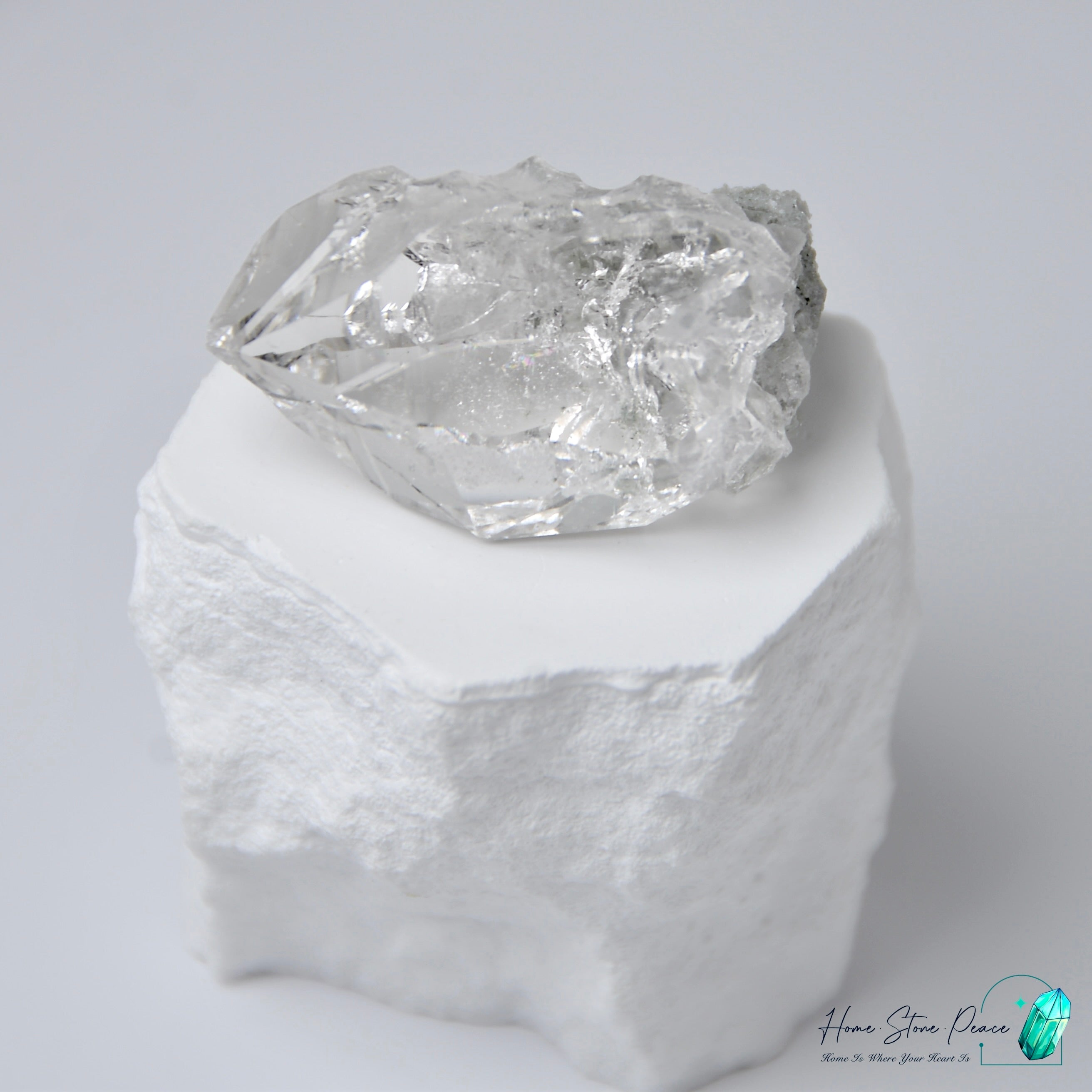 喜馬拉雅山綠幽靈共生水晶 Himalayan Quartz with Green Phantom (Chlorite)