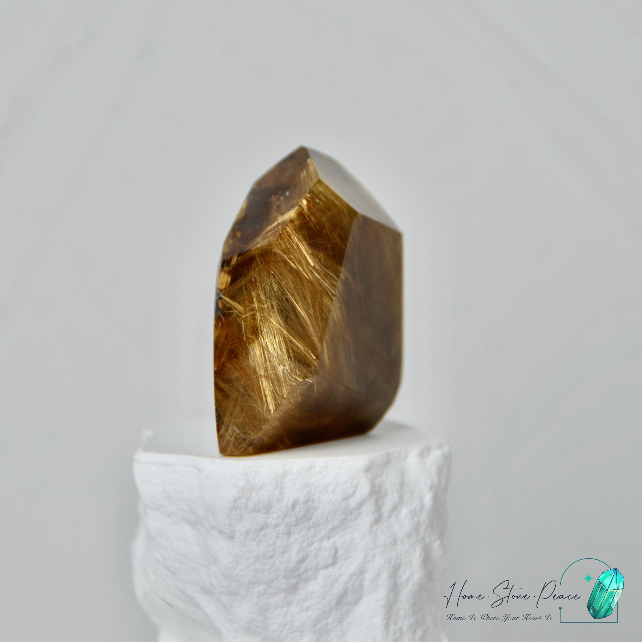 極品巴西金鈦晶隨形 Premium Brazilian Gold Rutilated Quartz Free Form