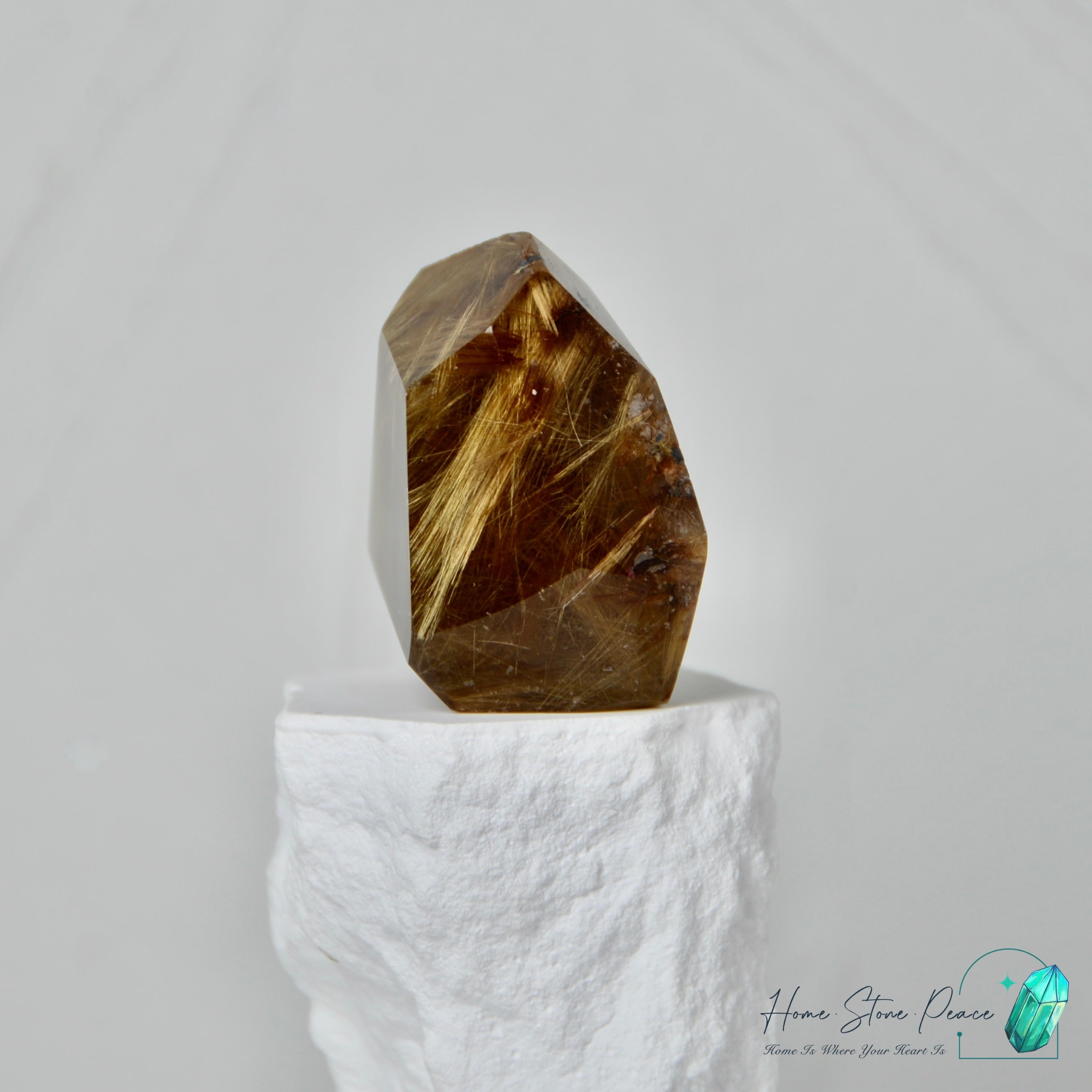 極品巴西金鈦晶隨形 Premium Brazilian Gold Rutilated Quartz Free Form