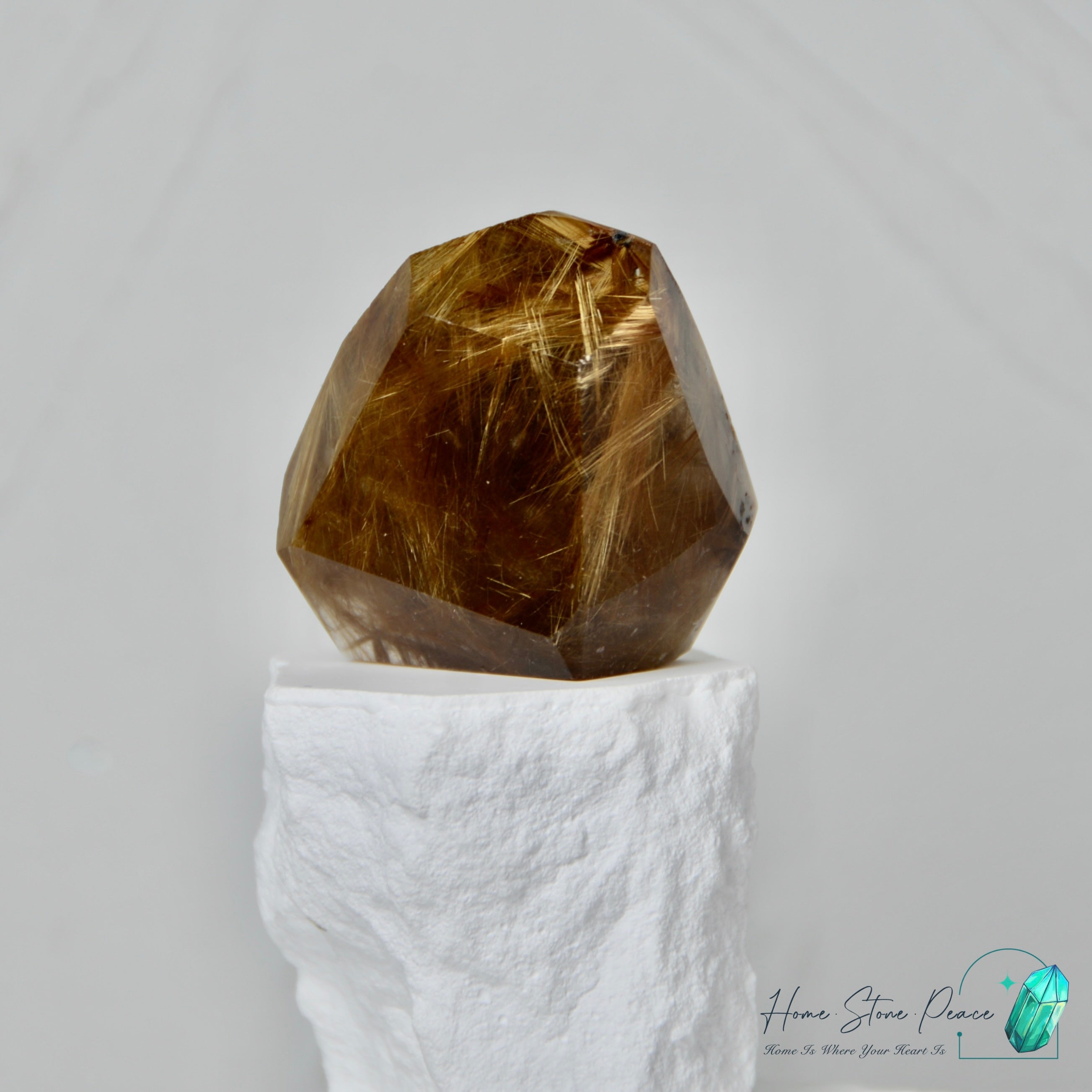 極品巴西金鈦晶隨形 Premium Brazilian Gold Rutilated Quartz Free Form