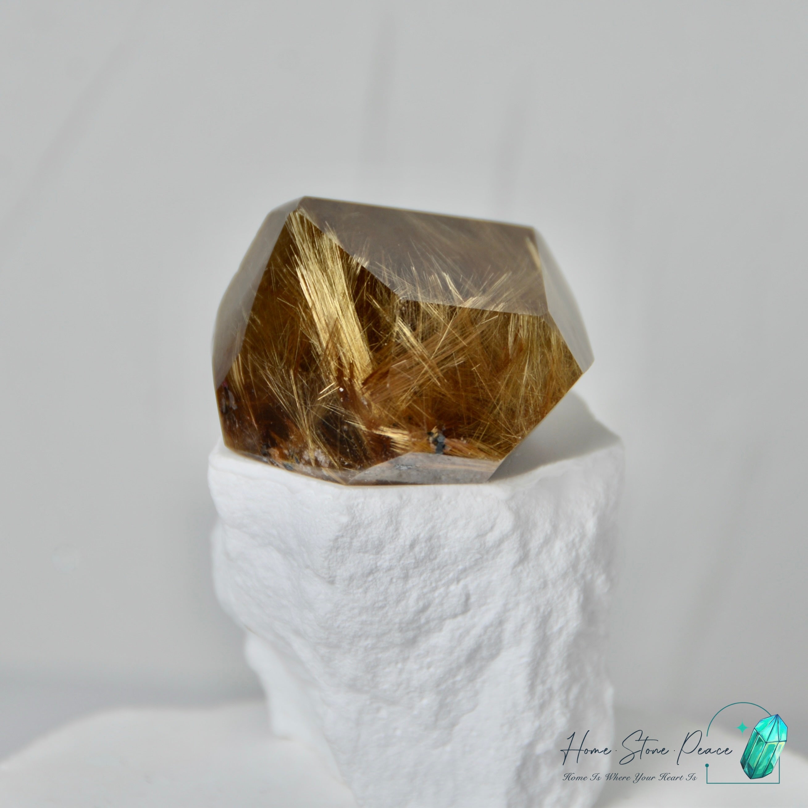 極品巴西金鈦晶隨形 Premium Brazilian Gold Rutilated Quartz Free Form