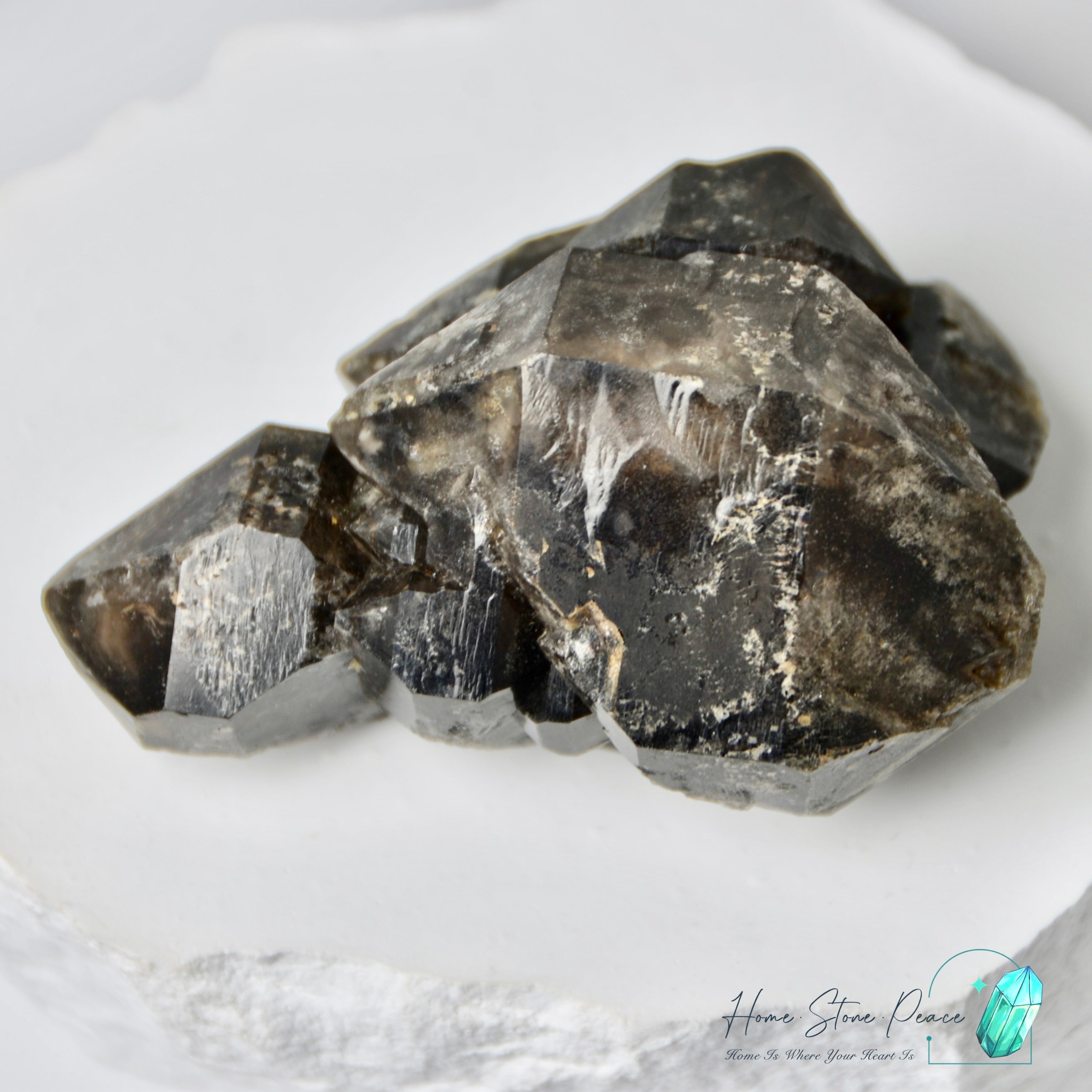 津巴布韋城堡茶晶原石 Zimbabwe Cathedral Smoky Quartz
