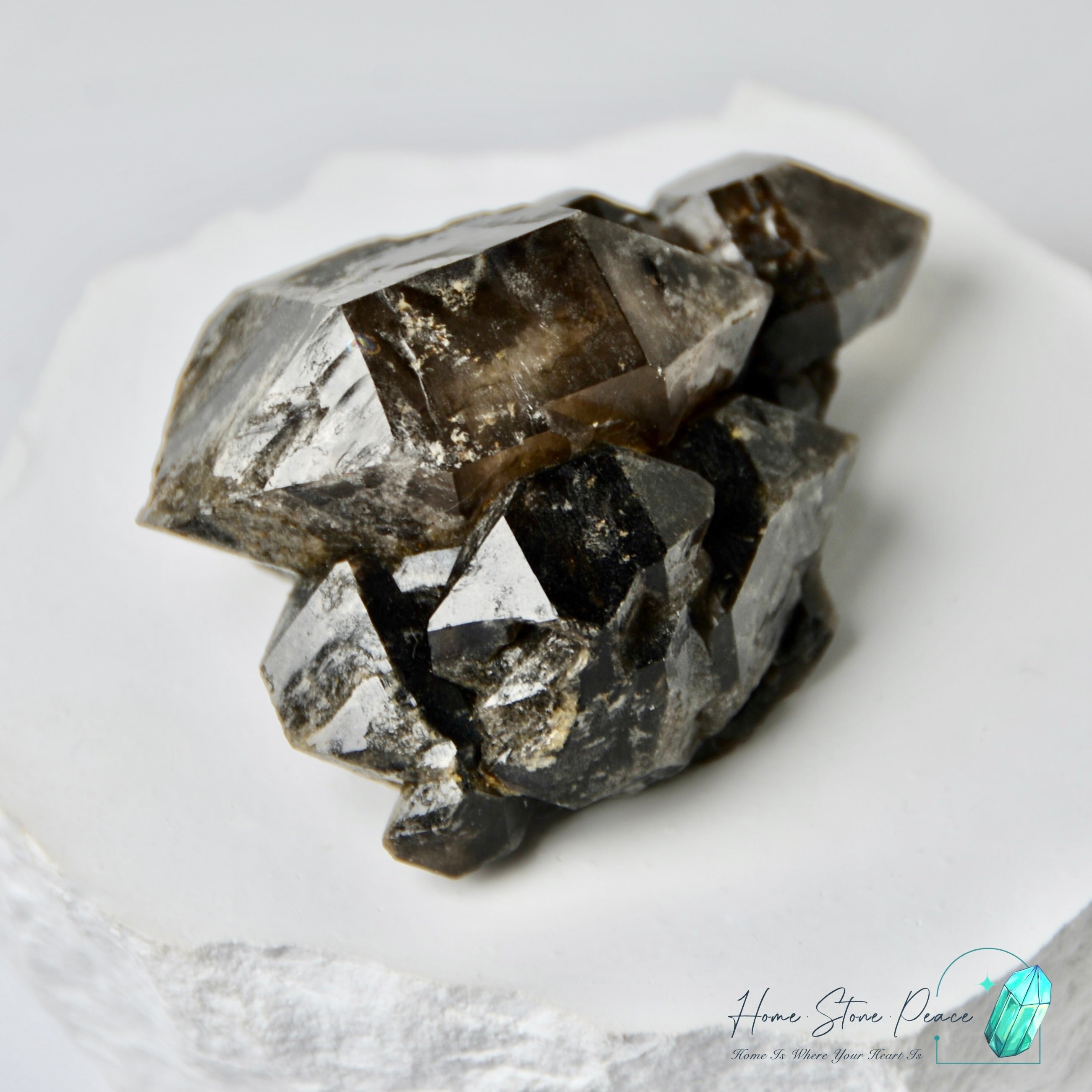 津巴布韋骨幹茶晶原石 Zimbabwe Skeletal Smoky Quartz