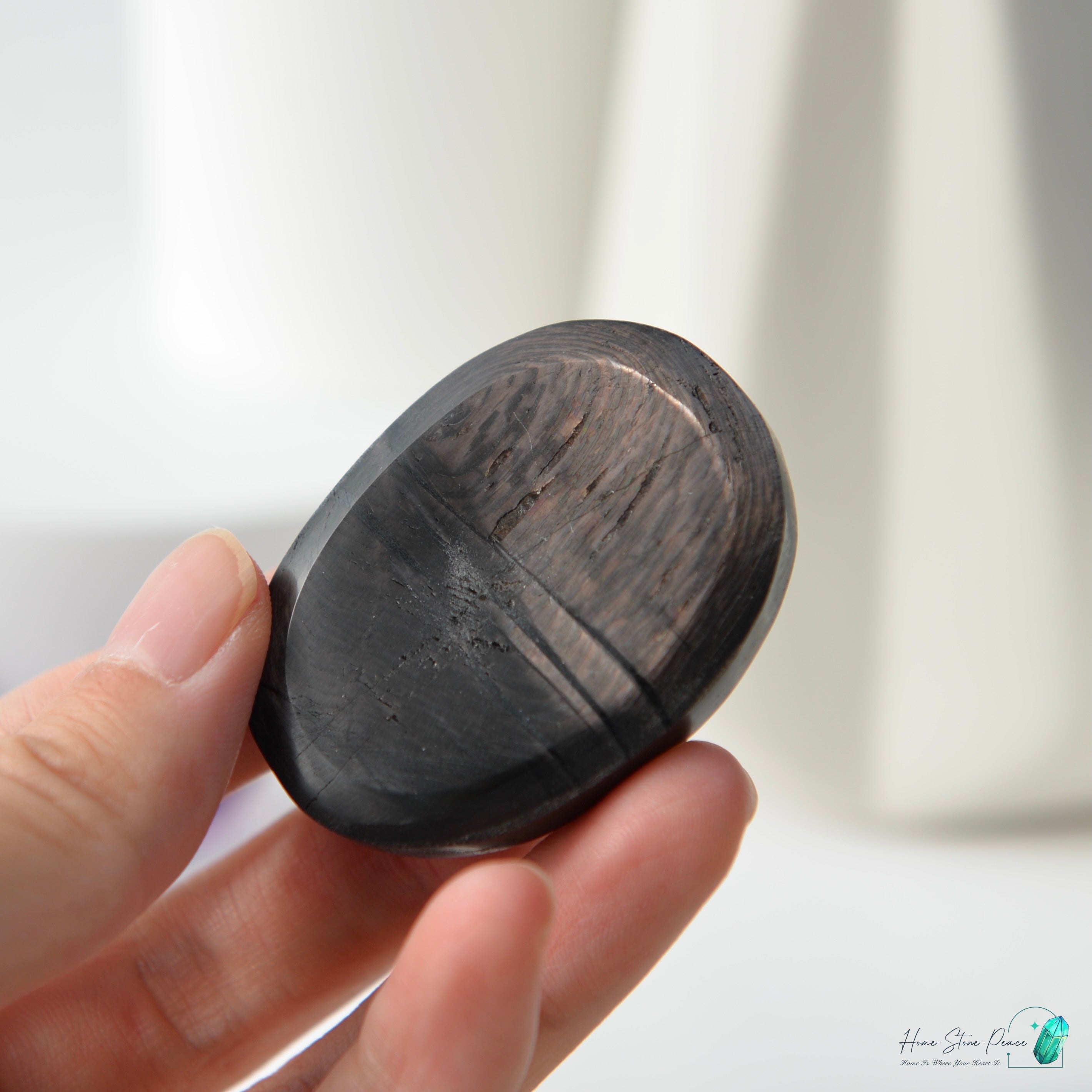 蘇輝石(金運石)手握石 Hypersthene Palm Stone