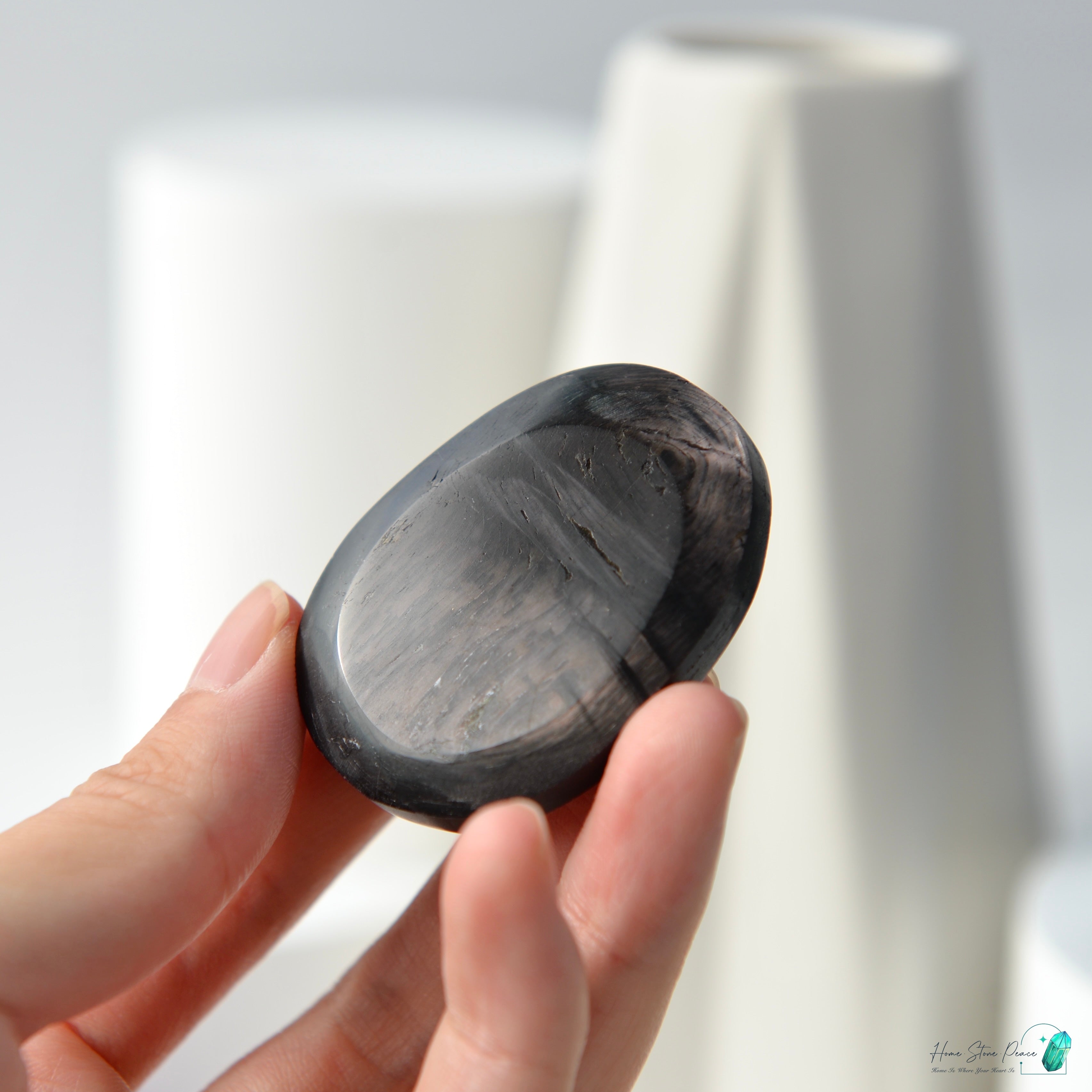 蘇輝石(金運石)手握石 Hypersthene Palm Stone