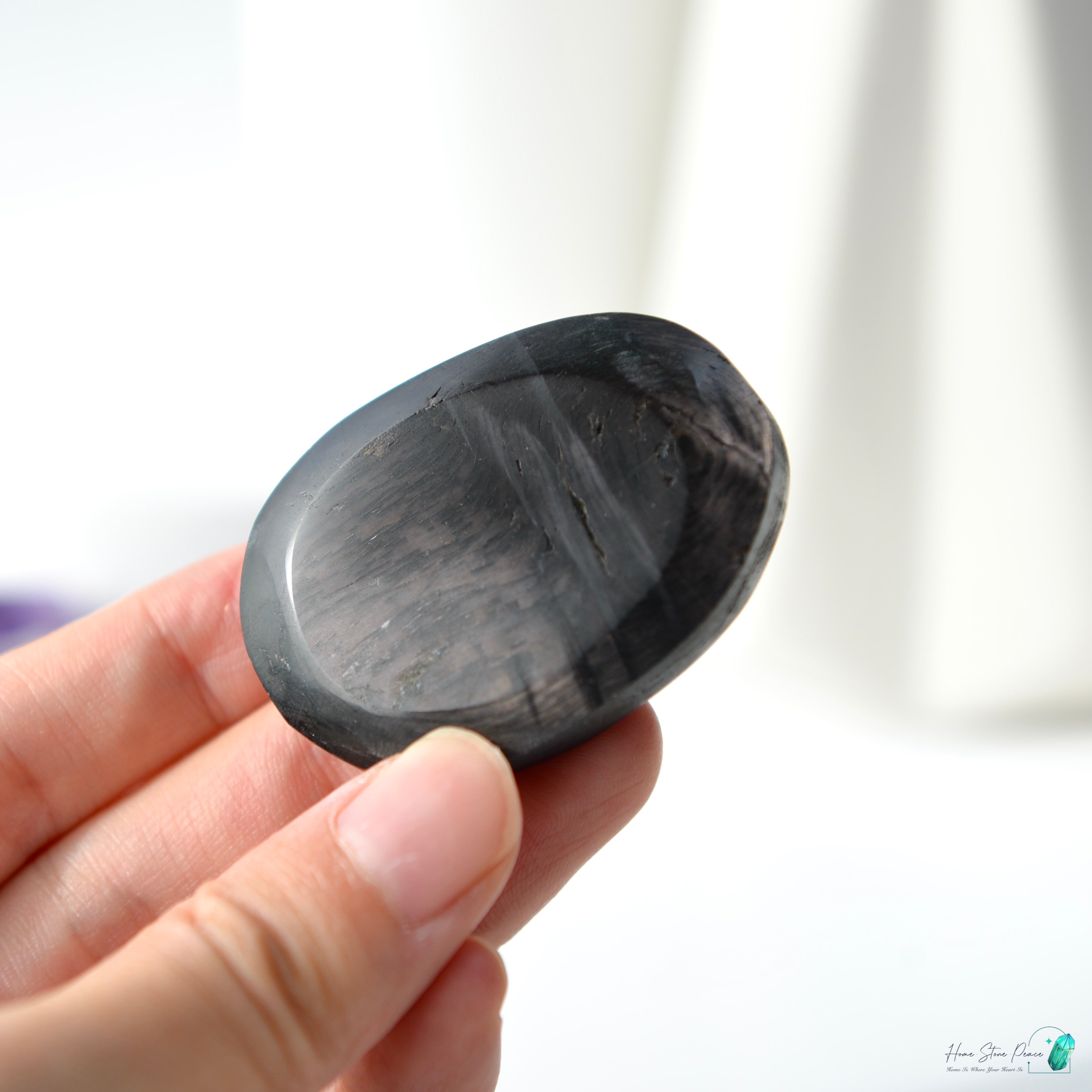 蘇輝石(金運石)手握石 Hypersthene Palm Stone