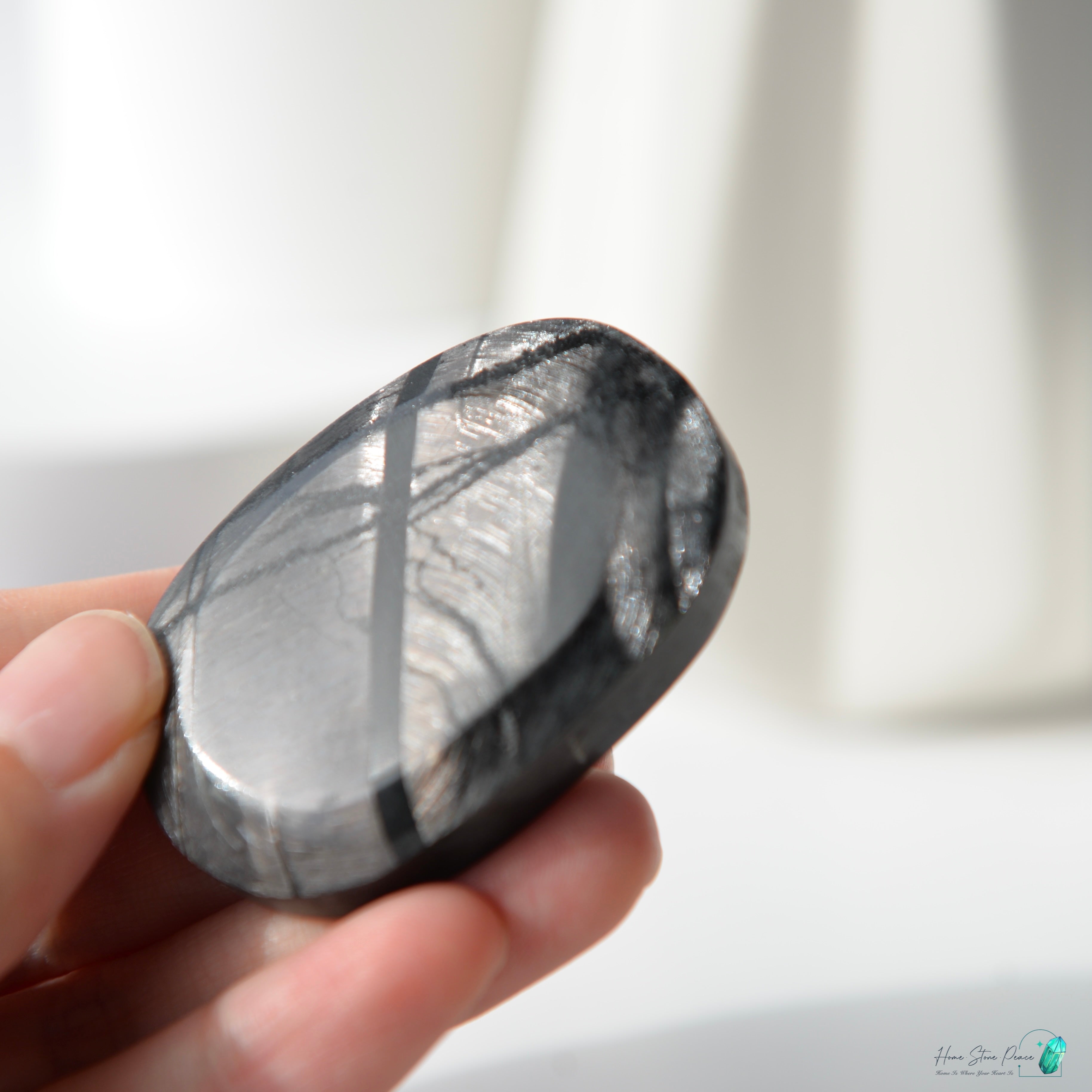 蘇輝石(金運石)手握石 Hypersthene Palm Stone