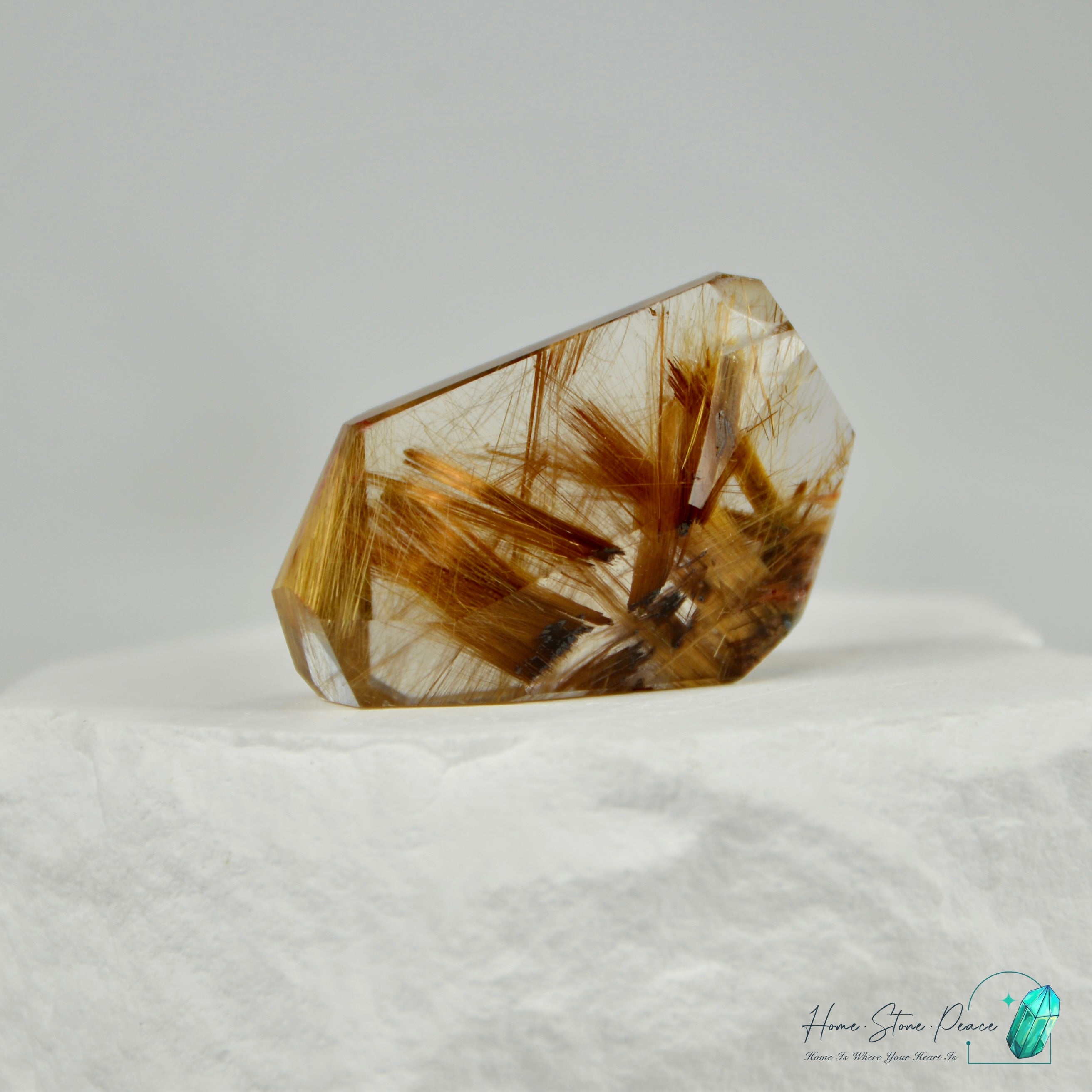 巴西金鈦晶隨形 Brazilian Gold Rutilated Quartz Free Form