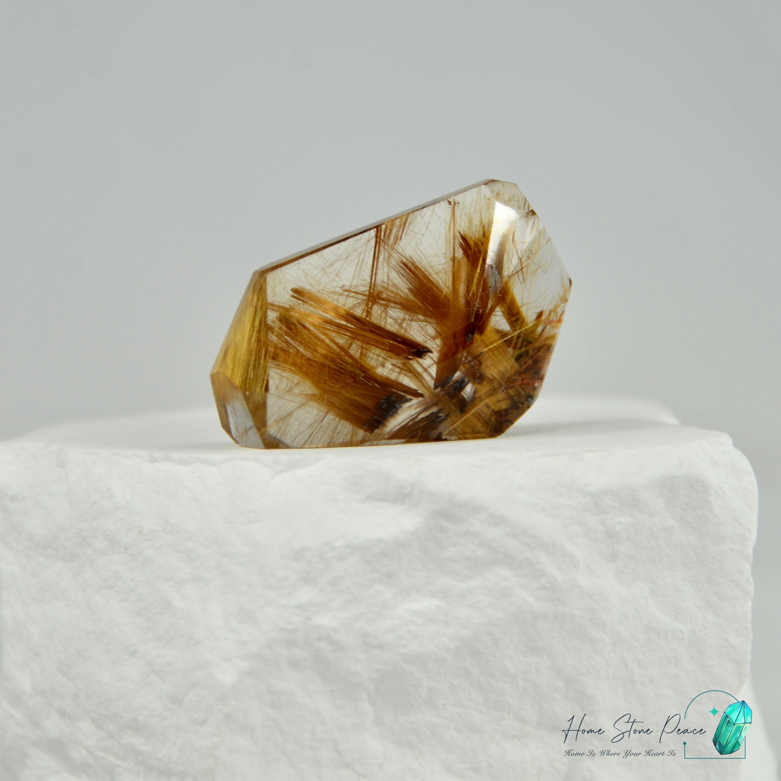 巴西金鈦晶隨形 Brazilian Gold Rutilated Quartz Free Form